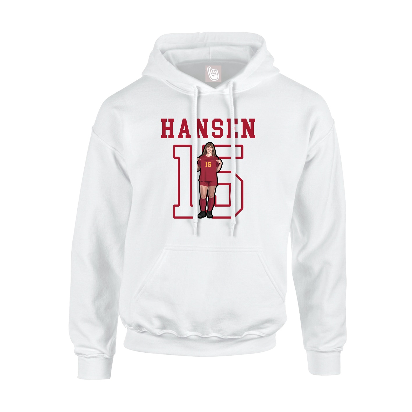 Youth Hoodie — Shirsey in White