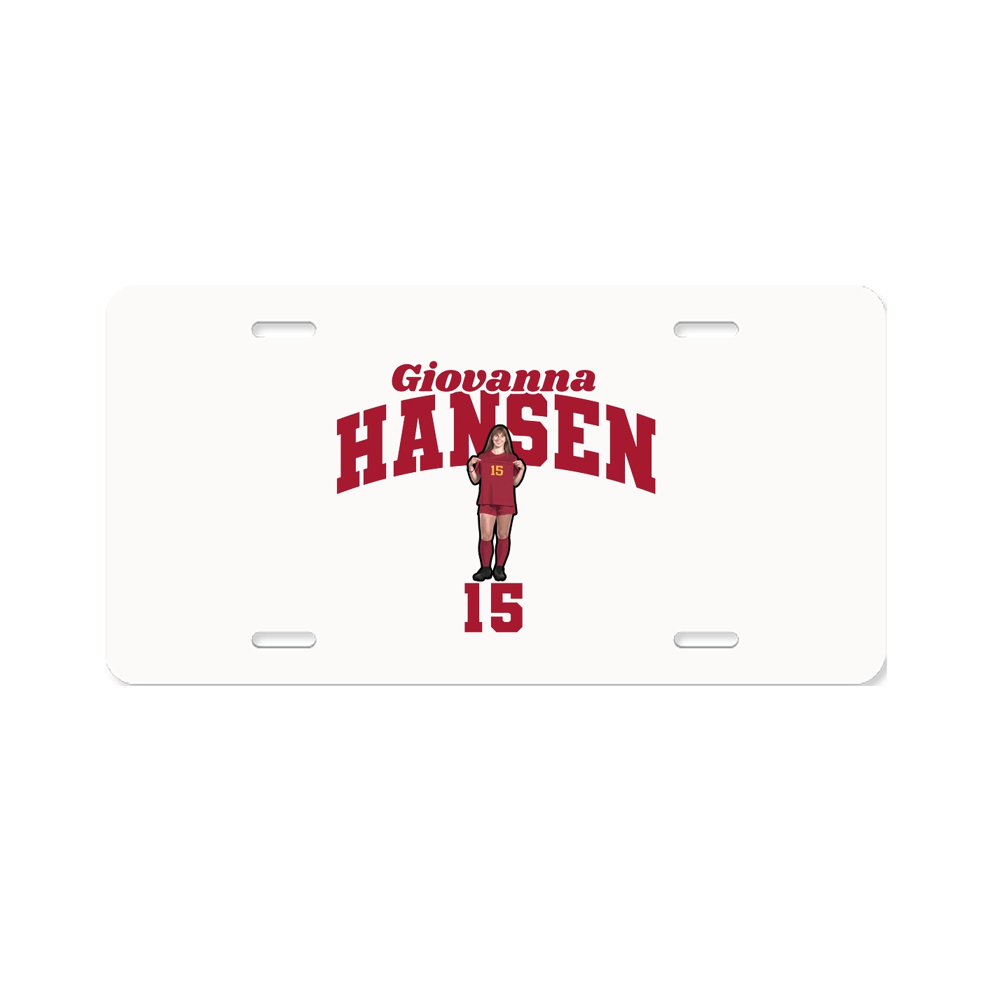 License Plate — Signature Arch in Classic