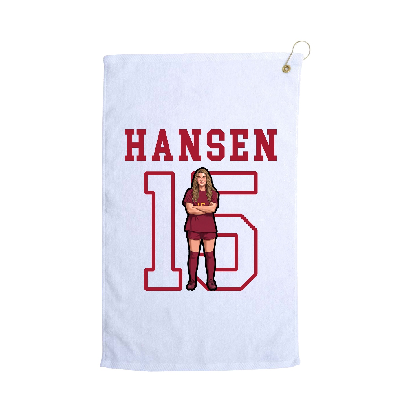 Golf Towel — Shirsey in White