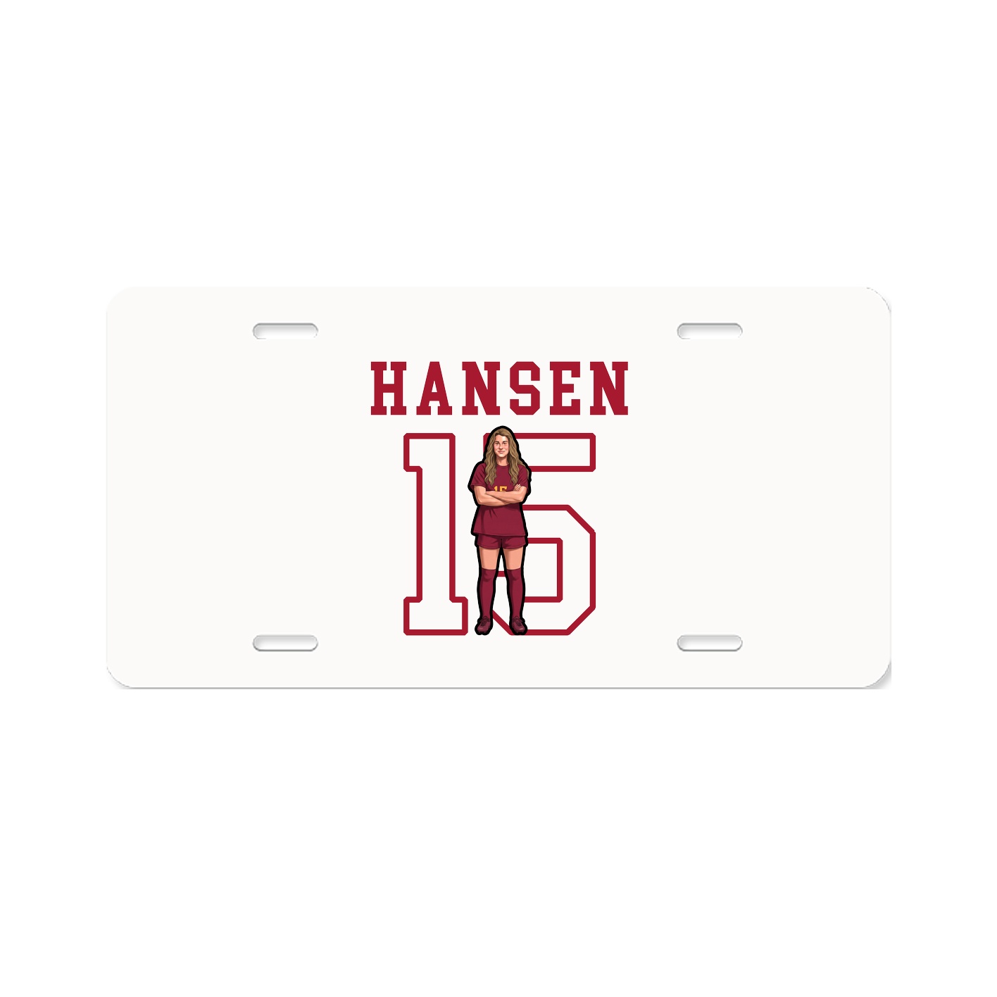 License Plate — Shirsey in Classic