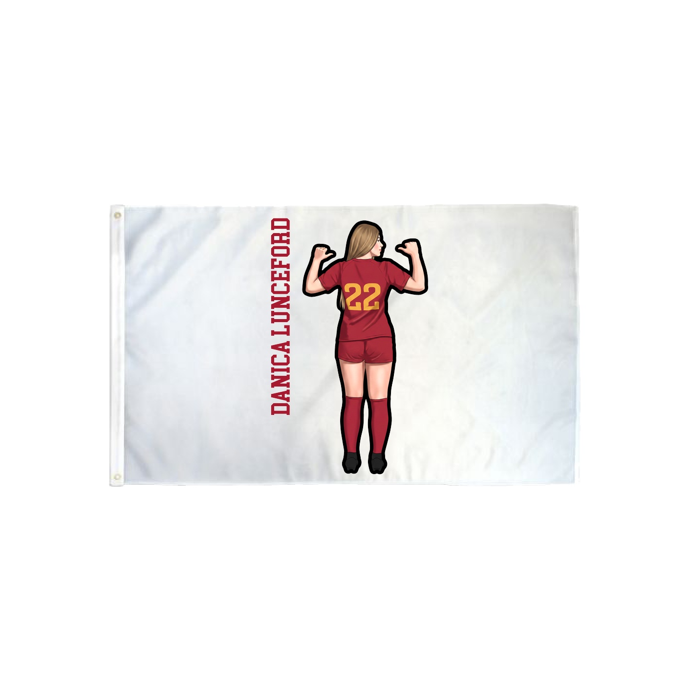 3x5 Flag — Name Vertical in Classic