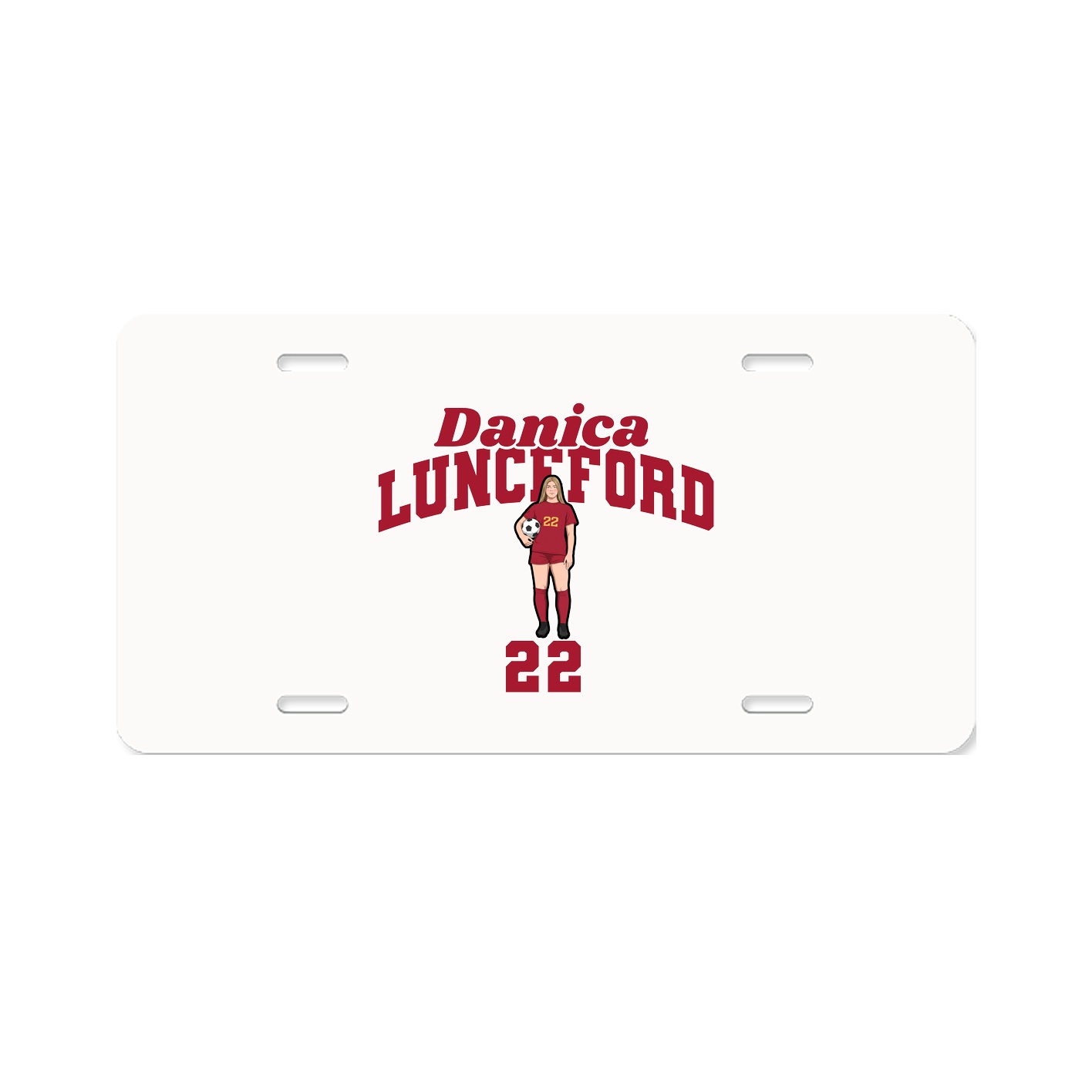 License Plate — Signature Arch in Classic