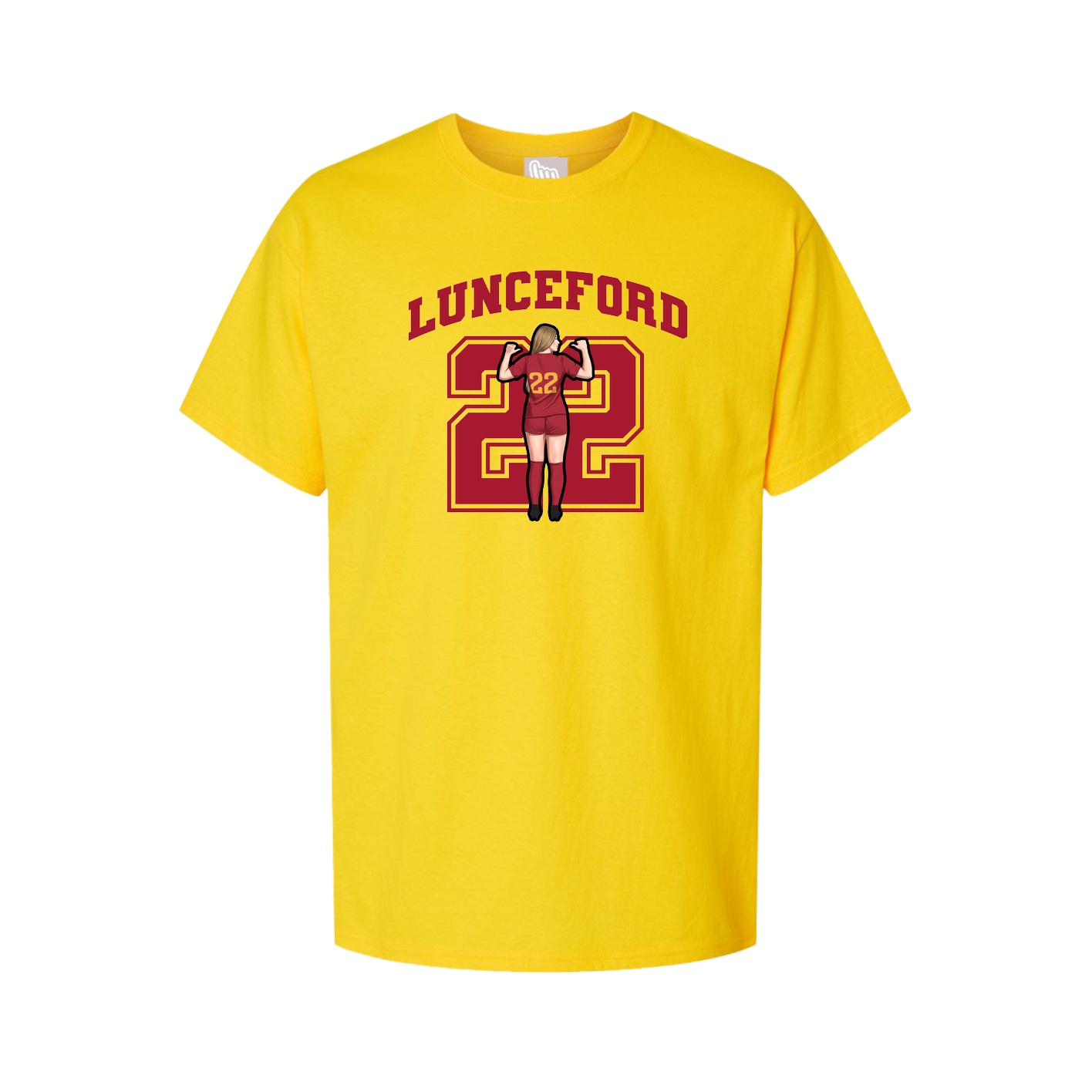 Tee — Number in Gold