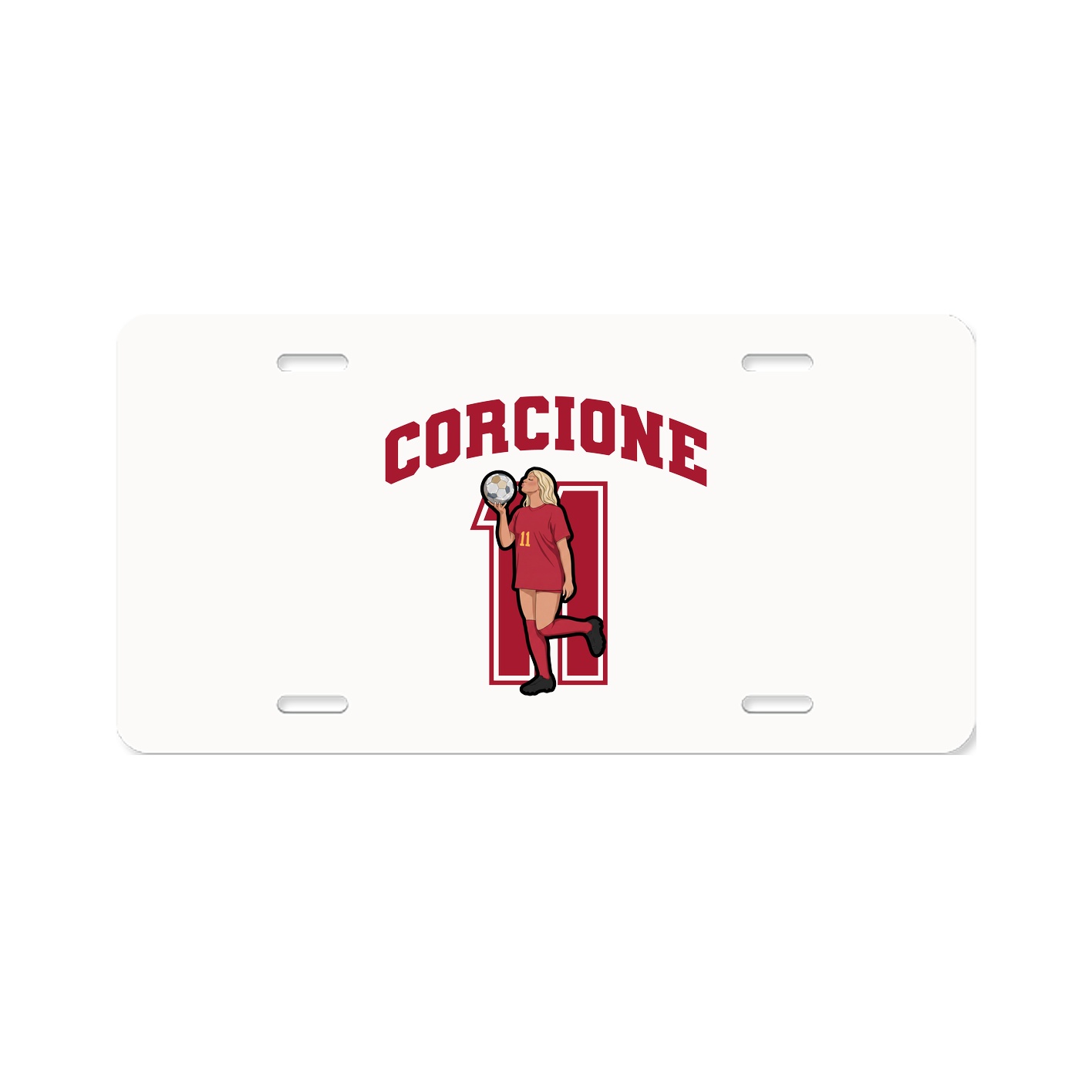 License Plate — Number in Classic