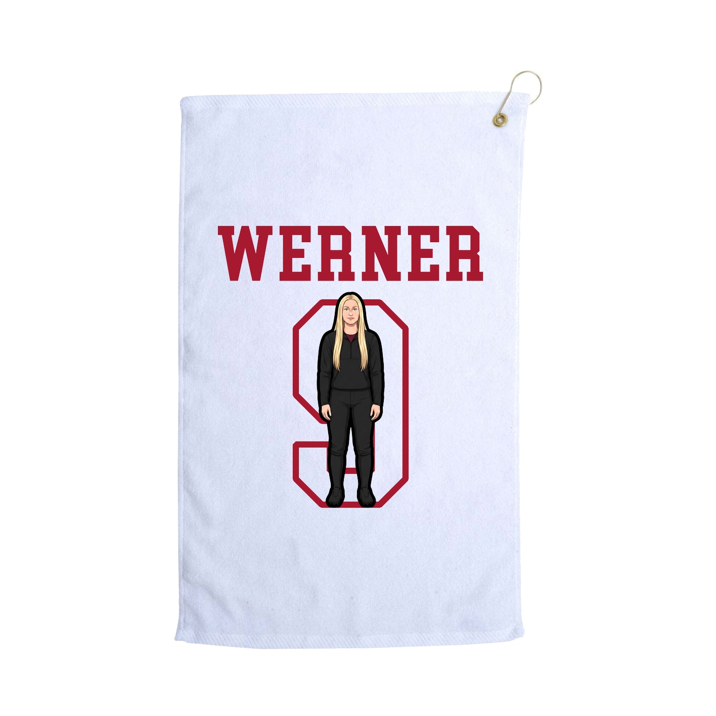Golf Towel — Shirsey in White