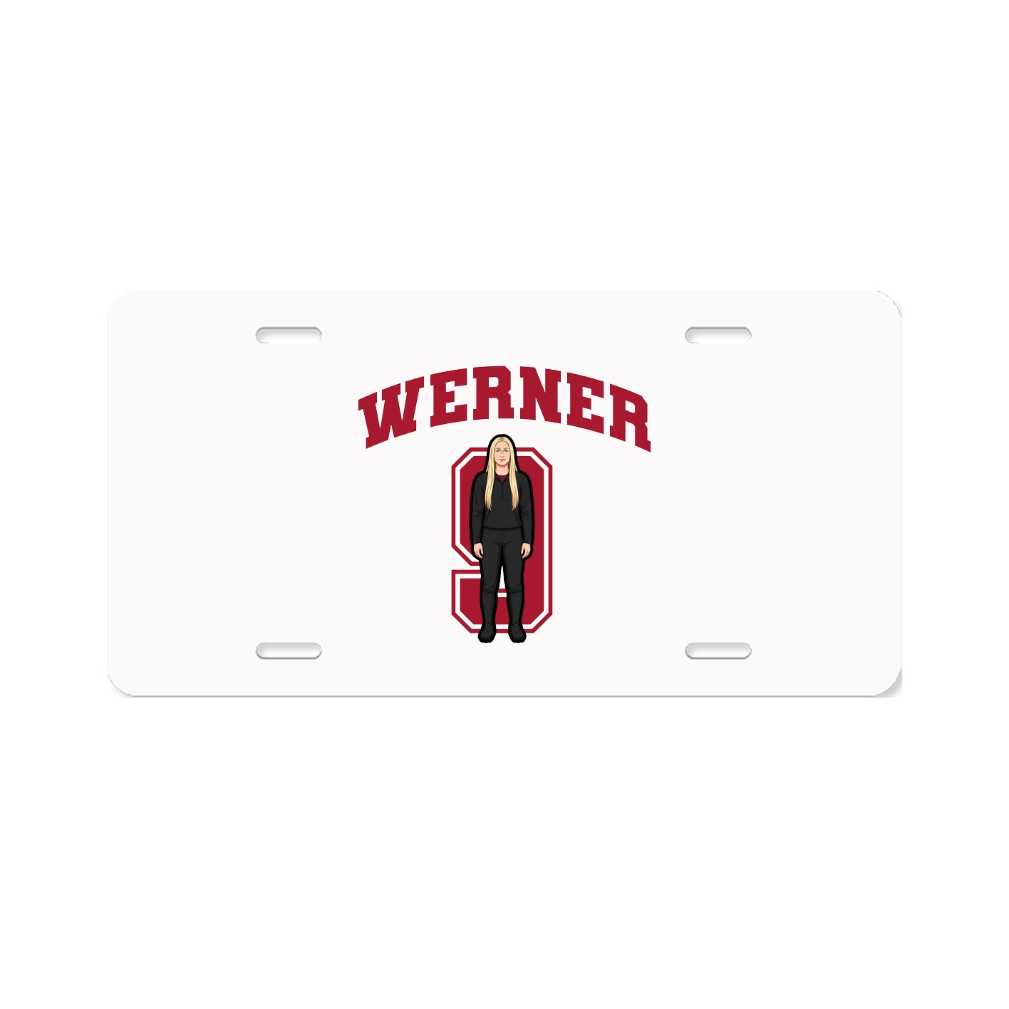 License Plate — Number in Classic