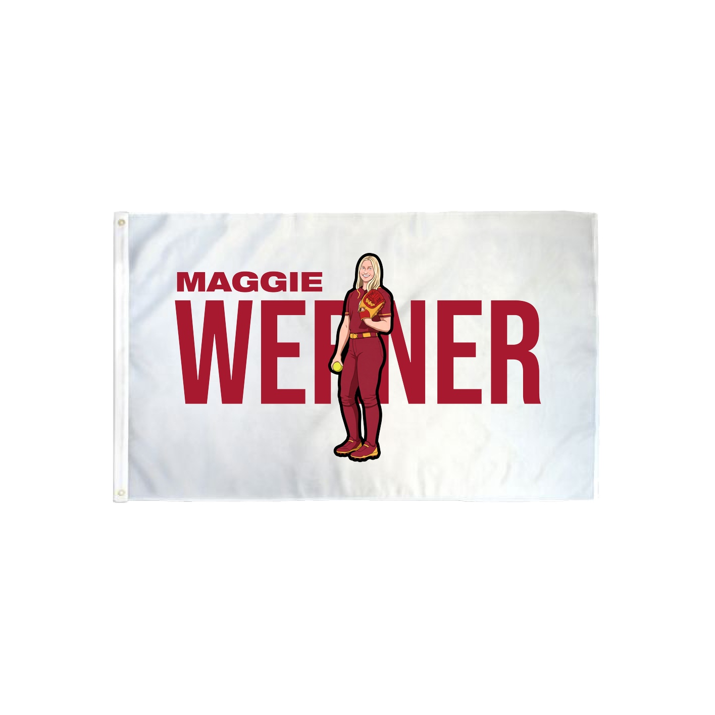 3x5 Flag — Player Name in Classic