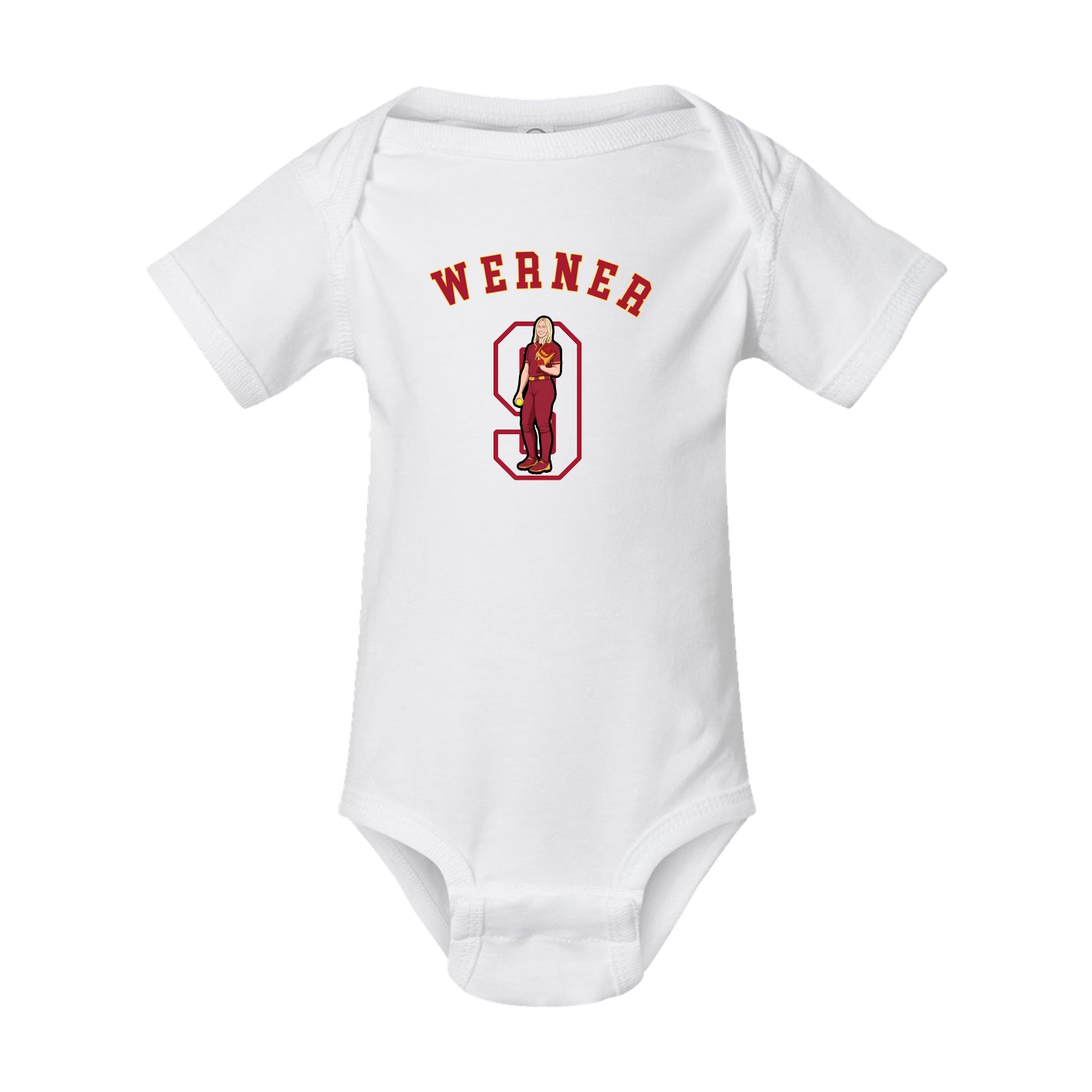 Baby Onesie — Shirsey Arch in White