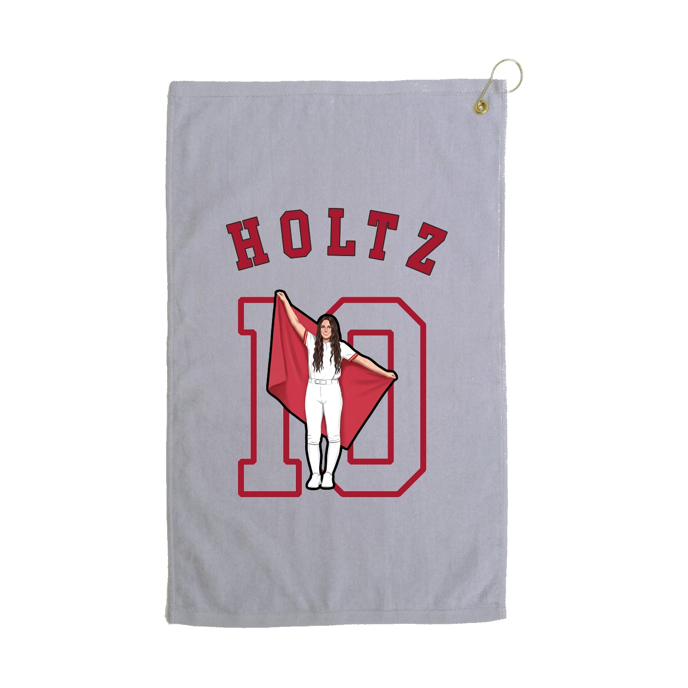 Golf Towel — Shirsey Arch in Grey