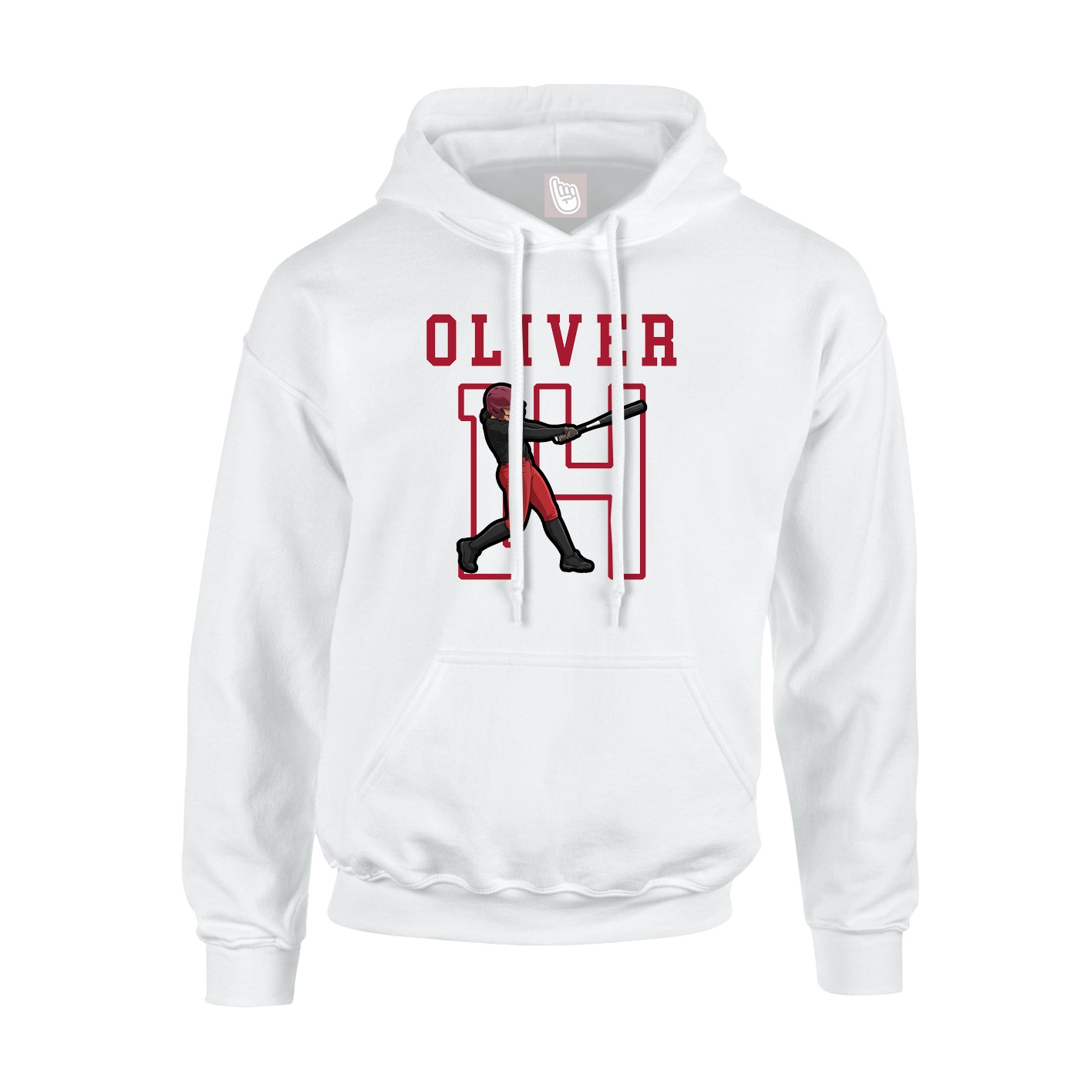 Hoodie — Shirsey in White
