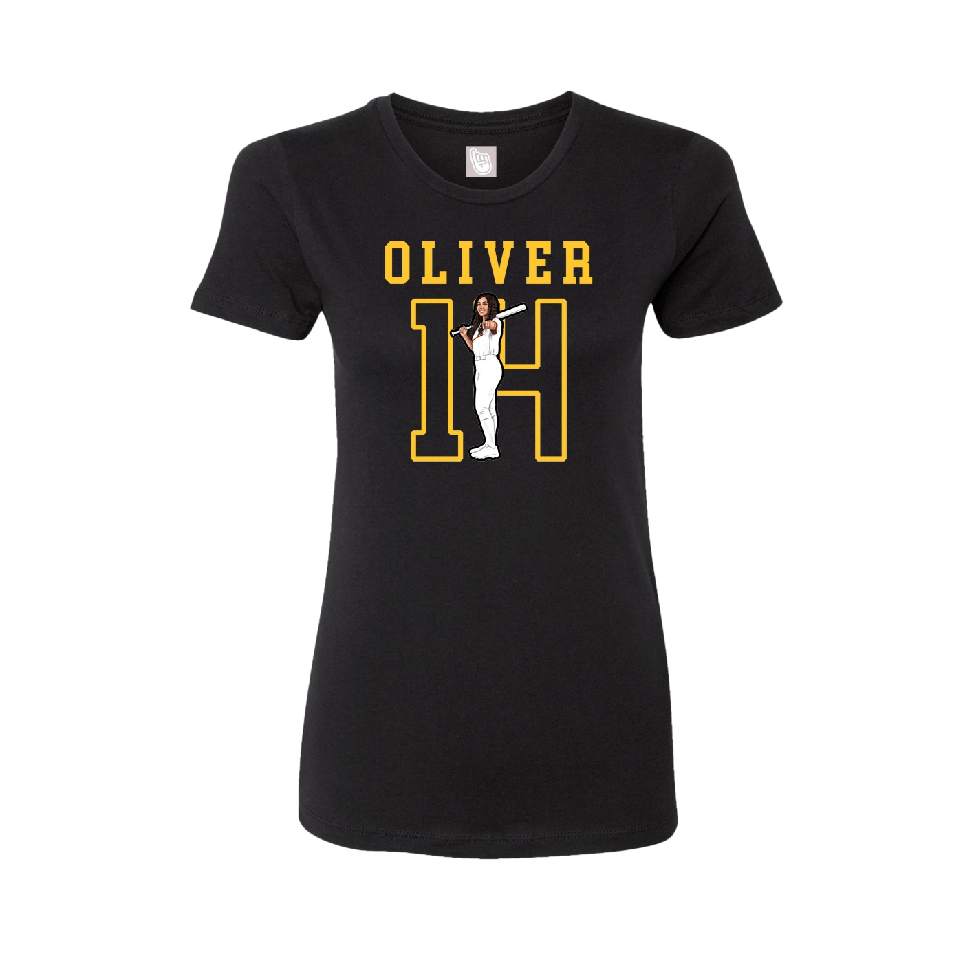 Fitted Women's Tee — Shirsey in Black