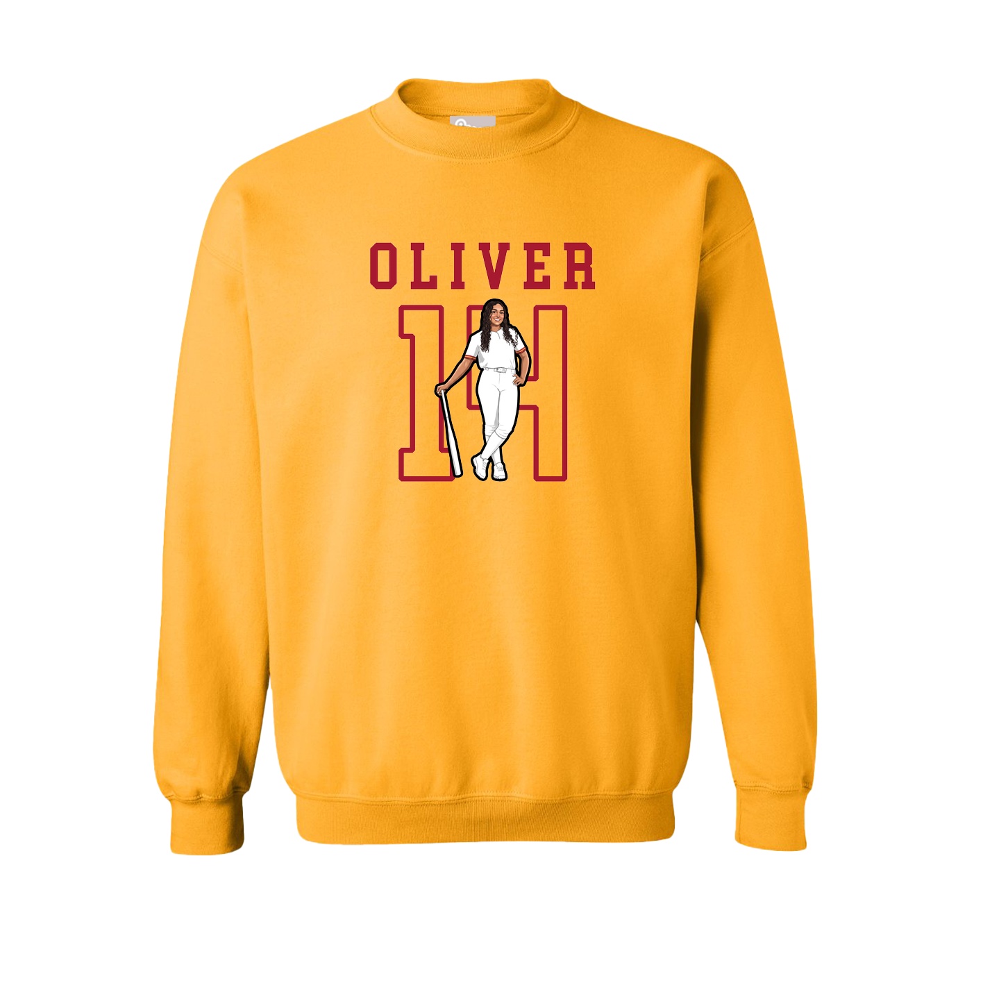 Fleece Crew — Shirsey in Gold
