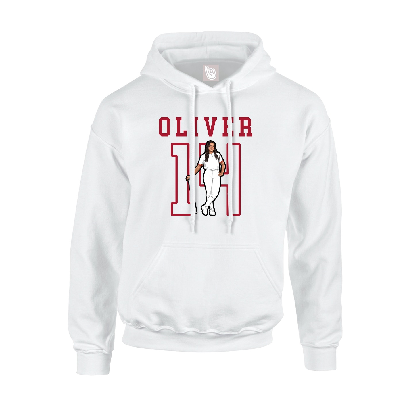 Youth Hoodie — Shirsey in White