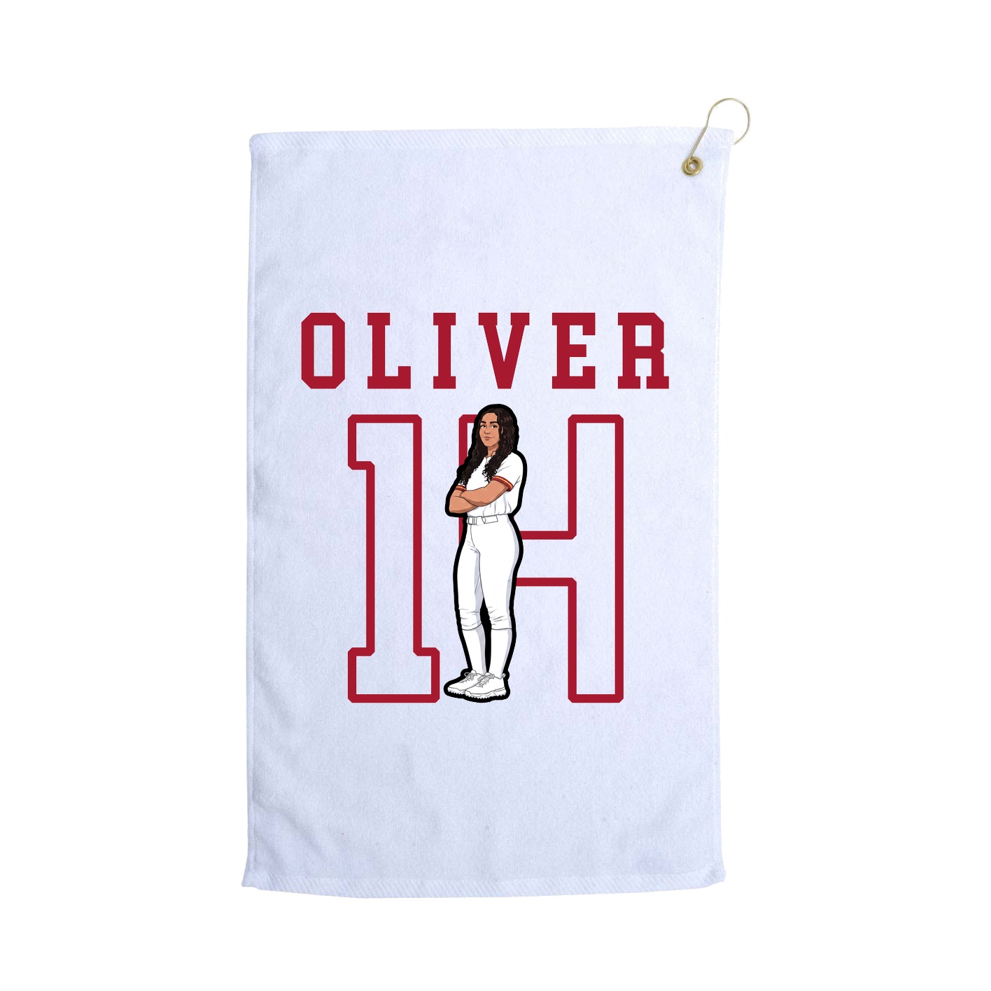 Golf Towel — Shirsey in White