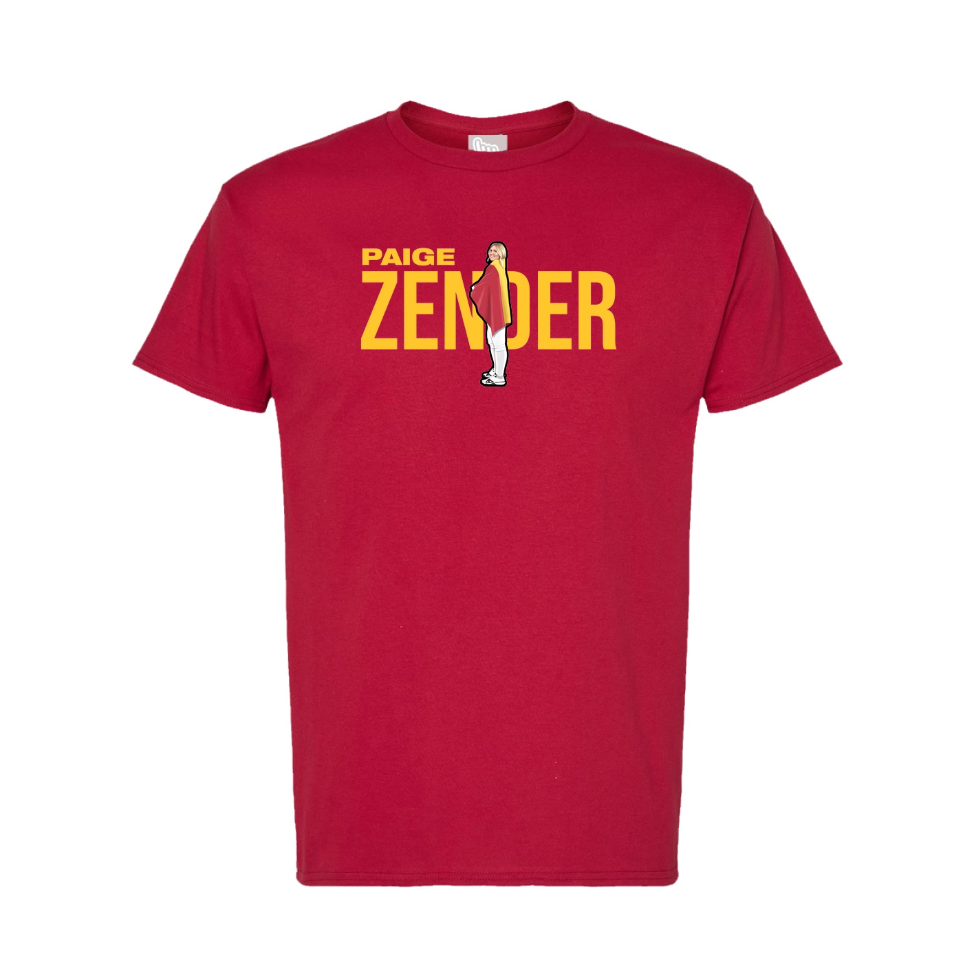 Tee — Player Name in Crimson