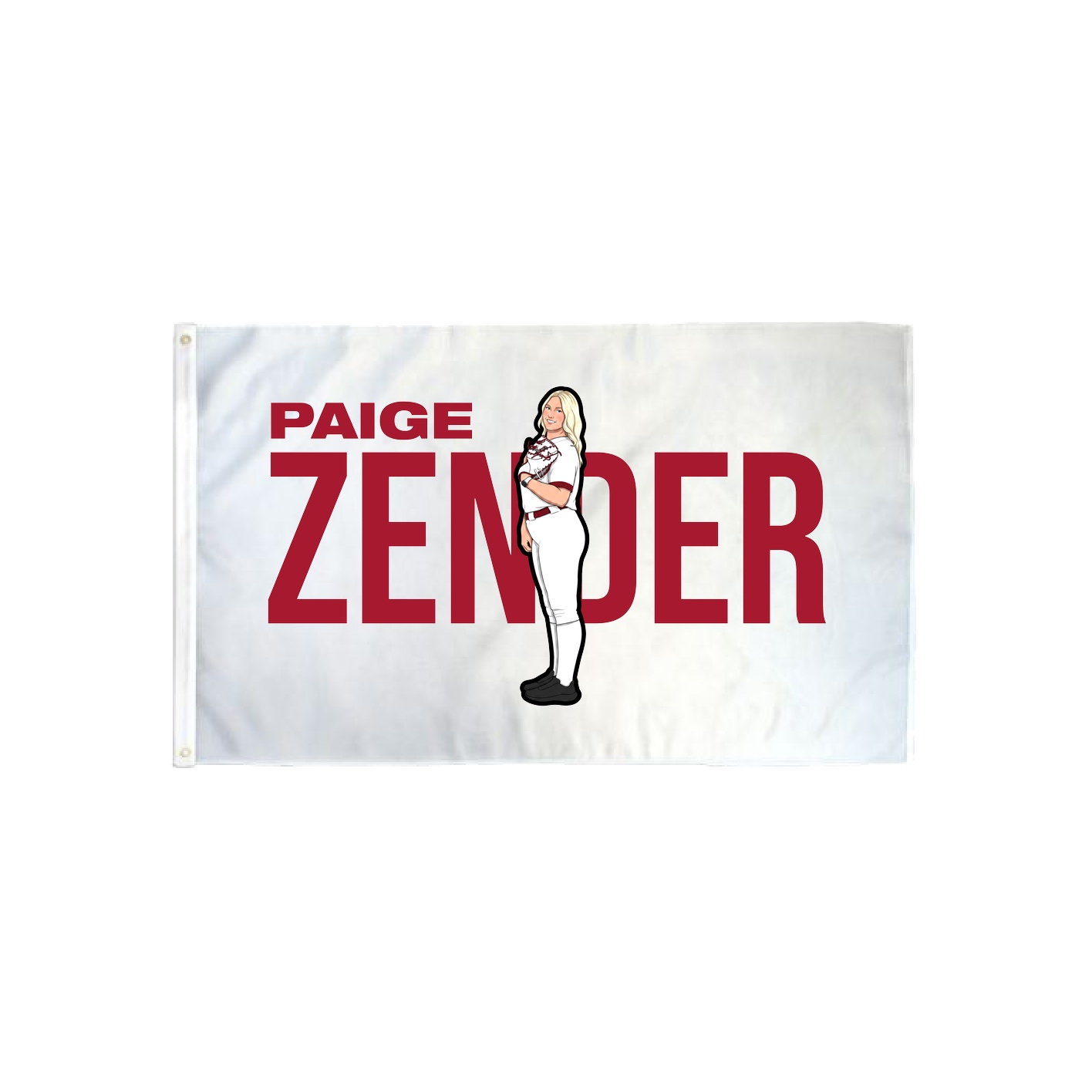 3x5 Flag — Player Name in Classic