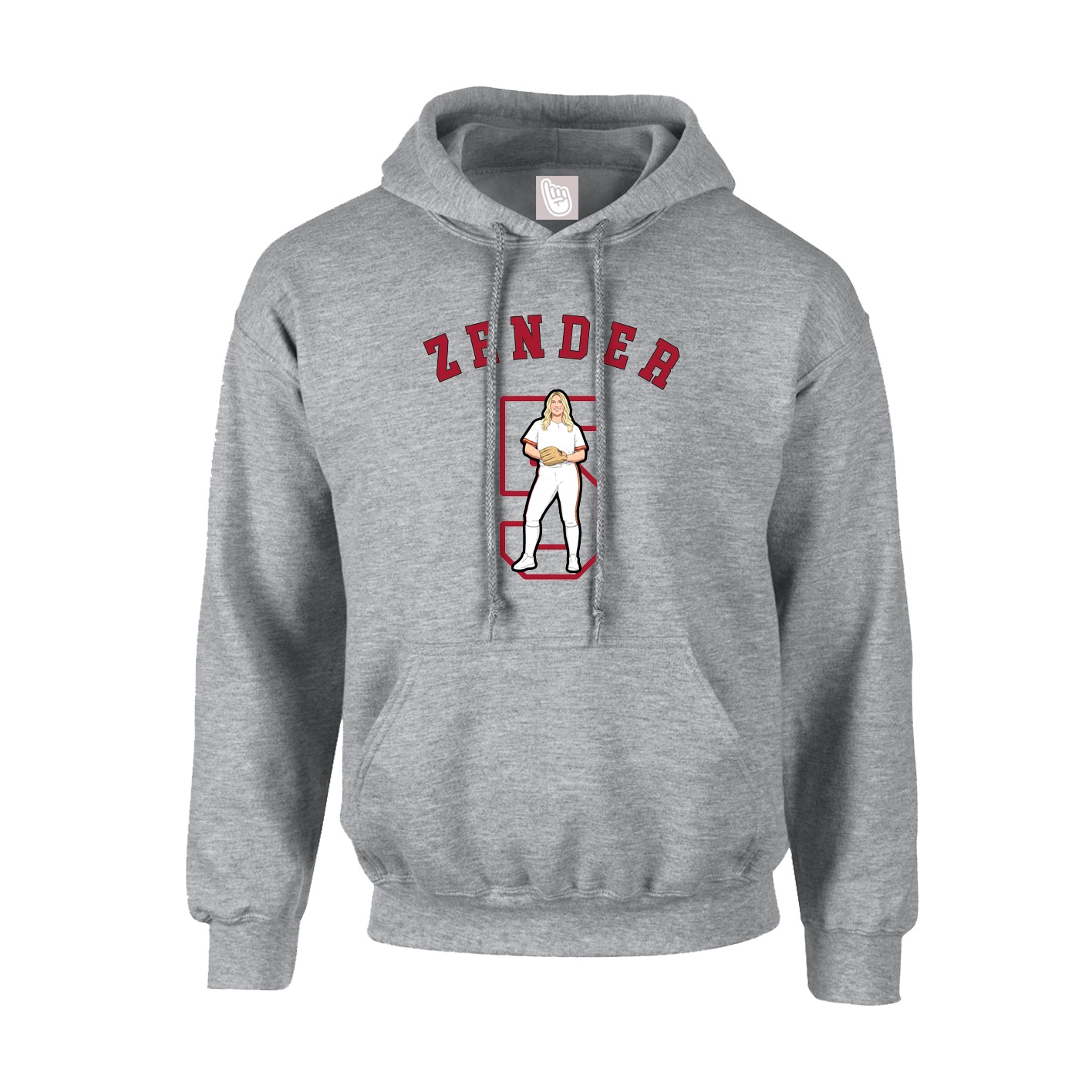 Youth Hoodie — Shirsey Arch in Grey