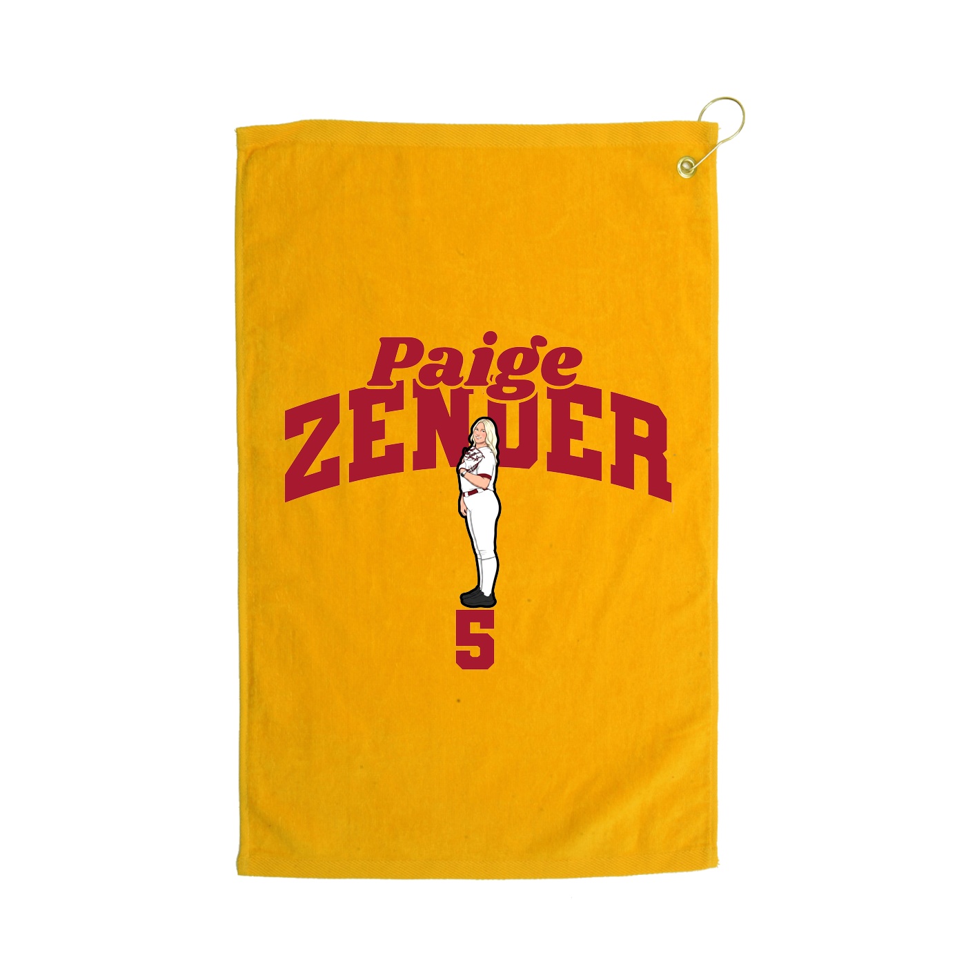Golf Towel — Signature Arch in Gold