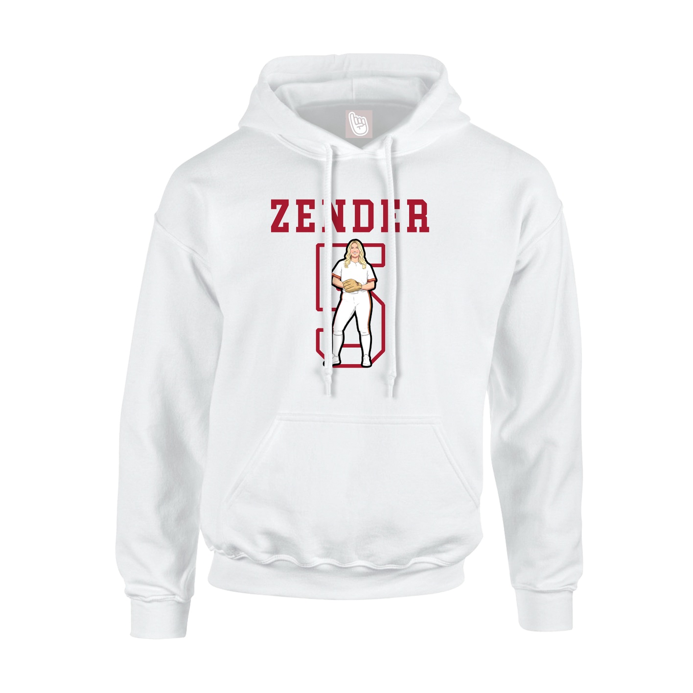 Youth Hoodie — Shirsey in White