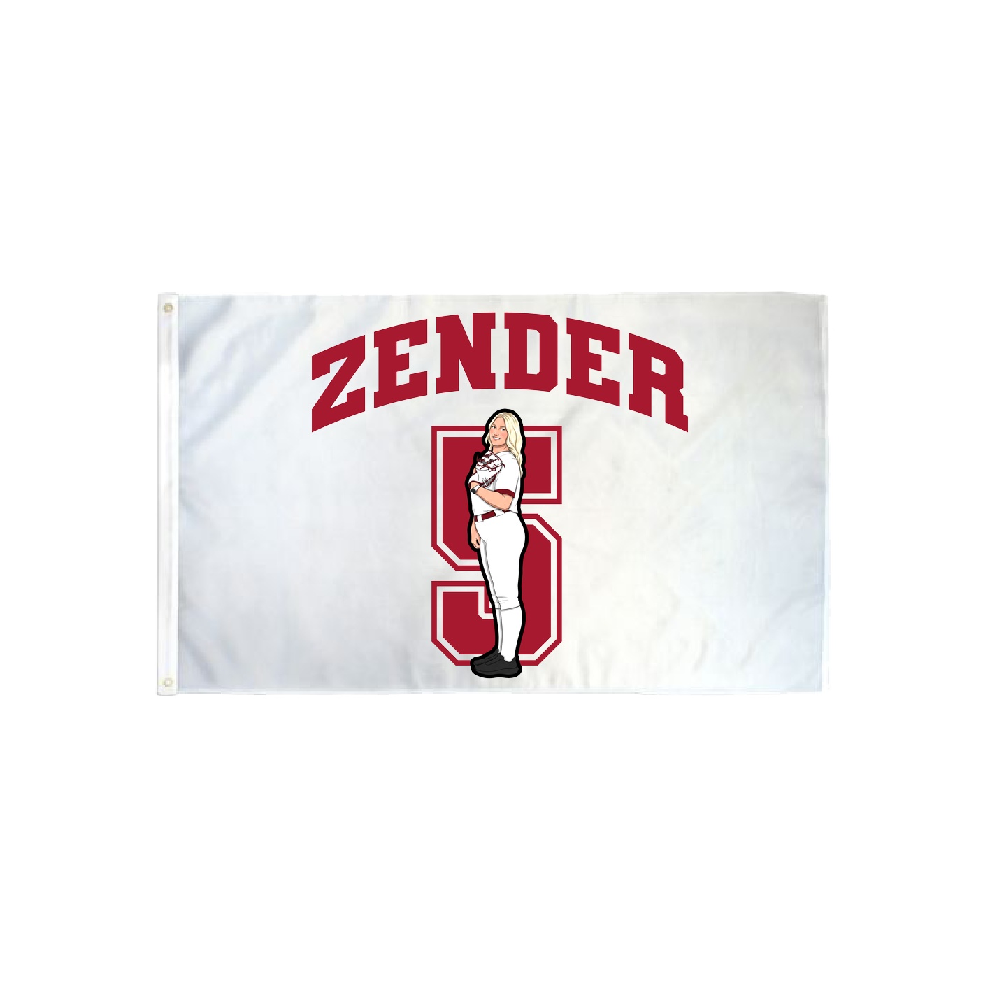 3x5 Flag — Number in Classic