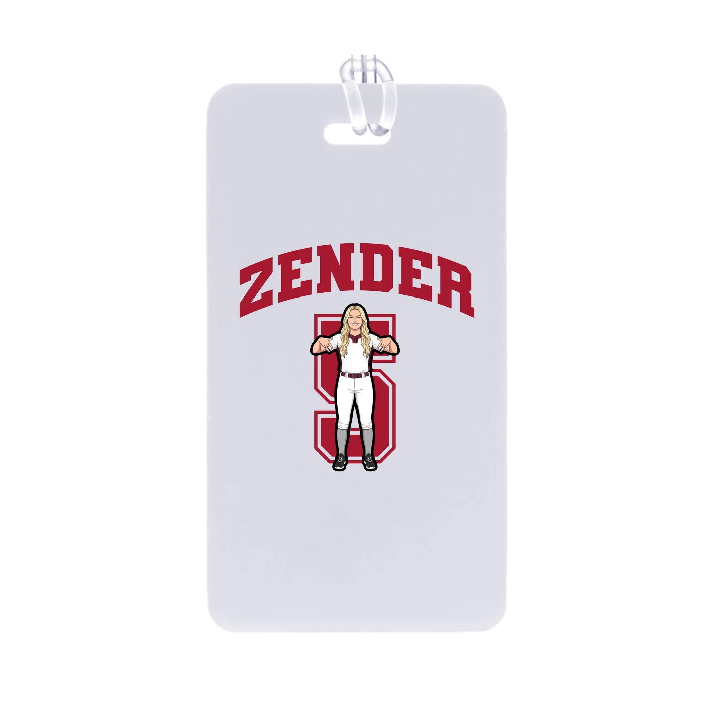 Bag Tag — Number in Classic