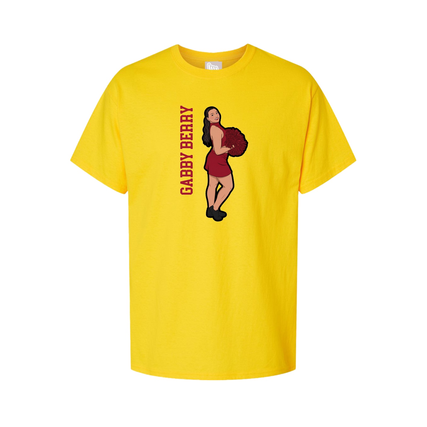 Tee — Name Vertical in Gold