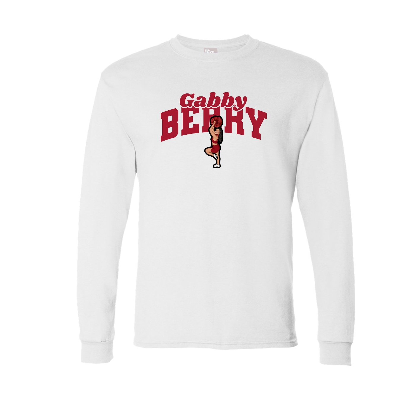 Long Sleeve Tee — Signature Arch in White