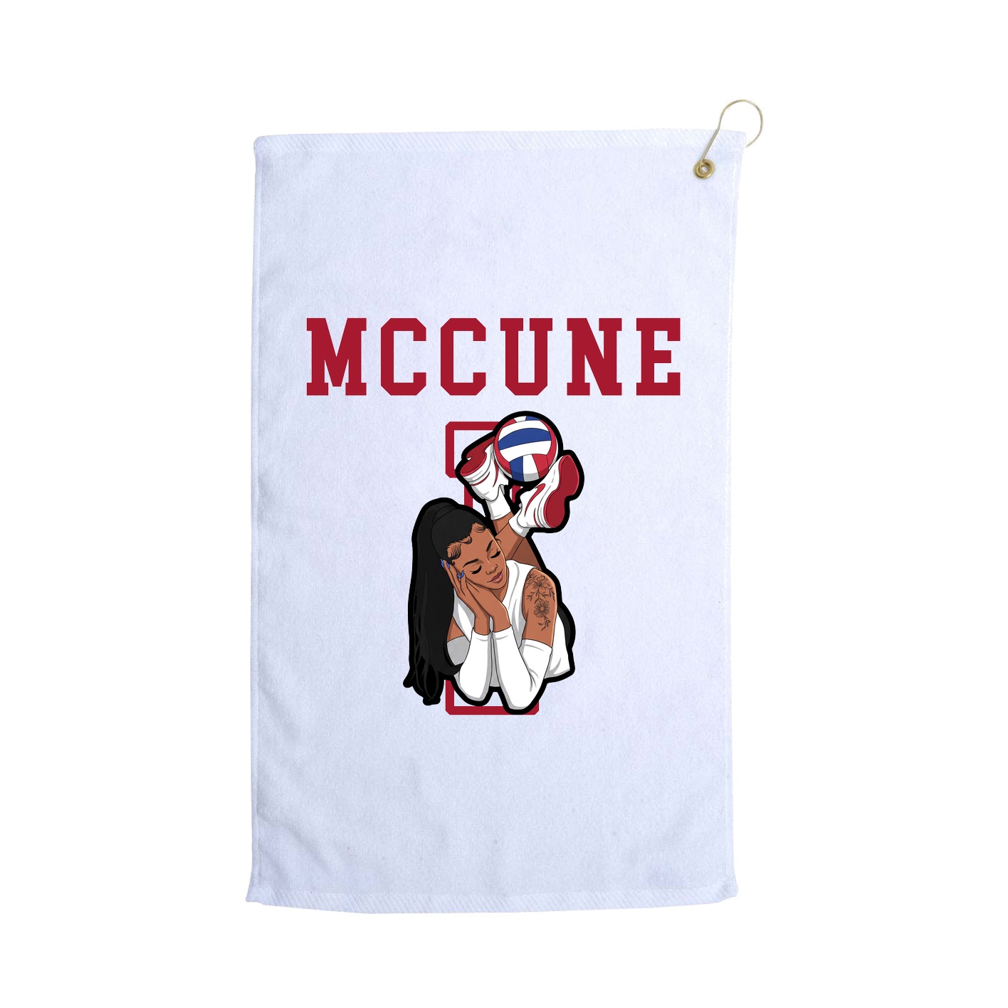 Golf Towel — Shirsey in White