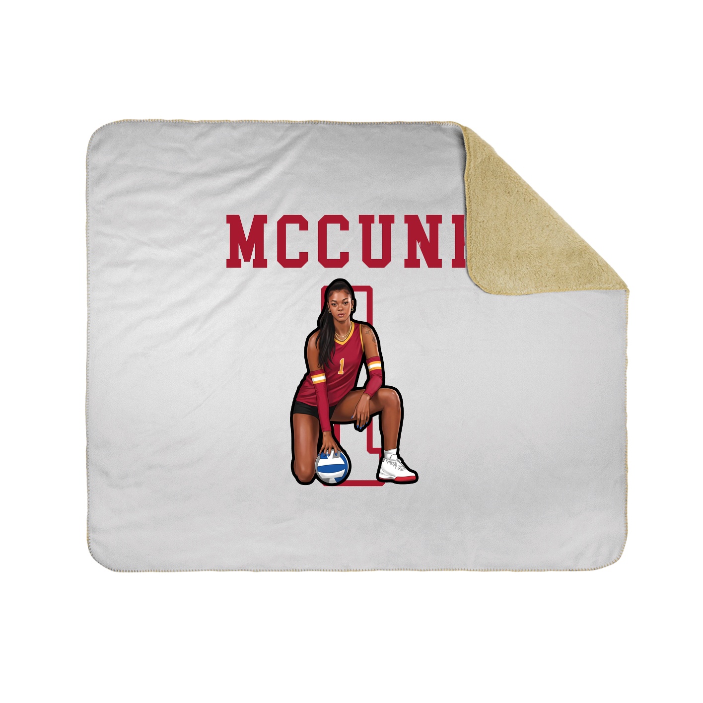 Throw Blanket — Shirsey in White