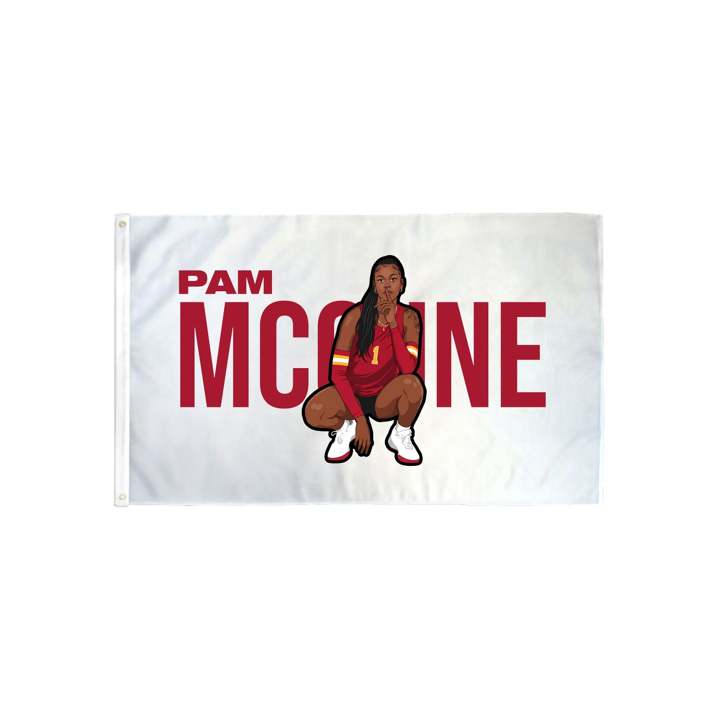 3x5 Flag — Player Name in Classic