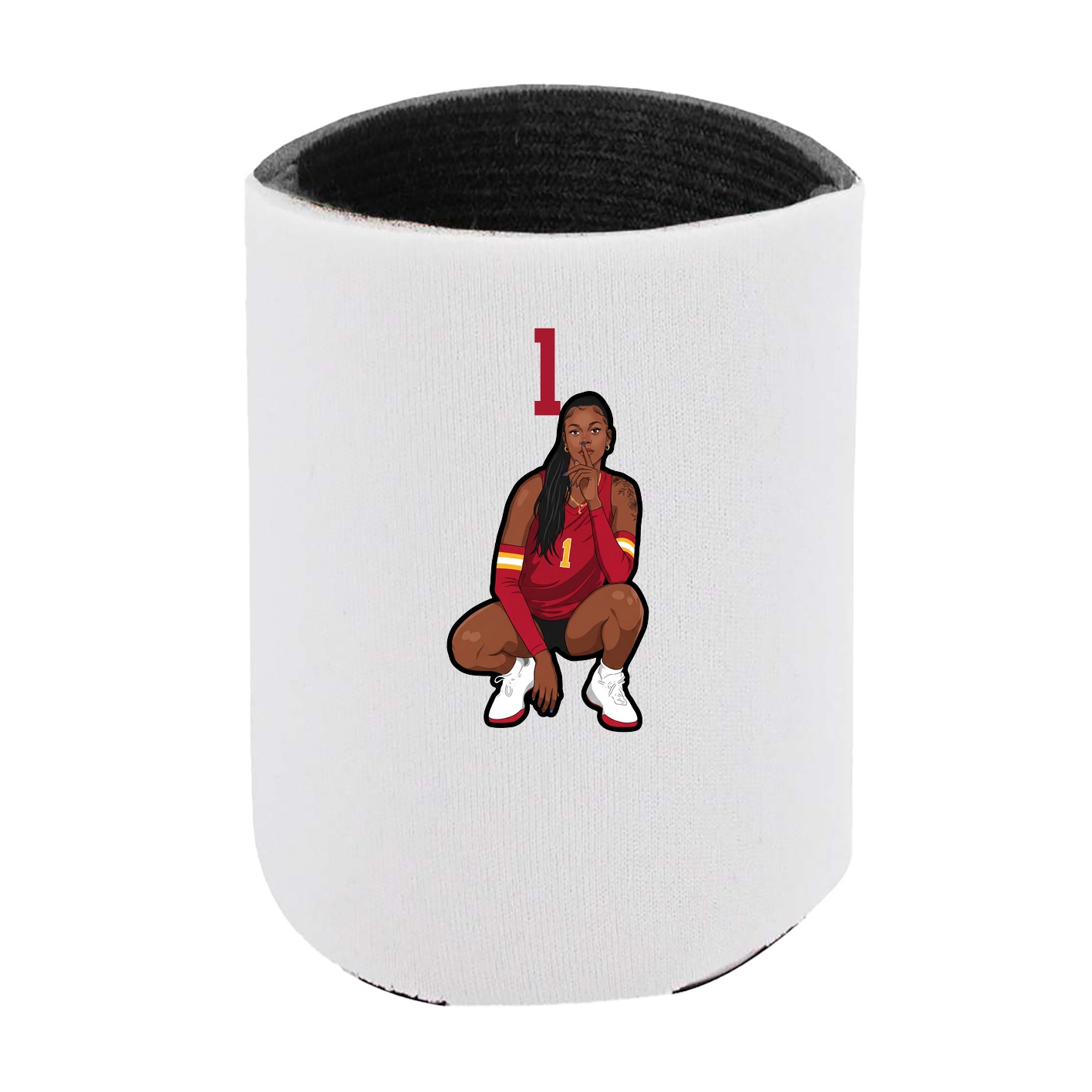 Can Holder — Number Top in White