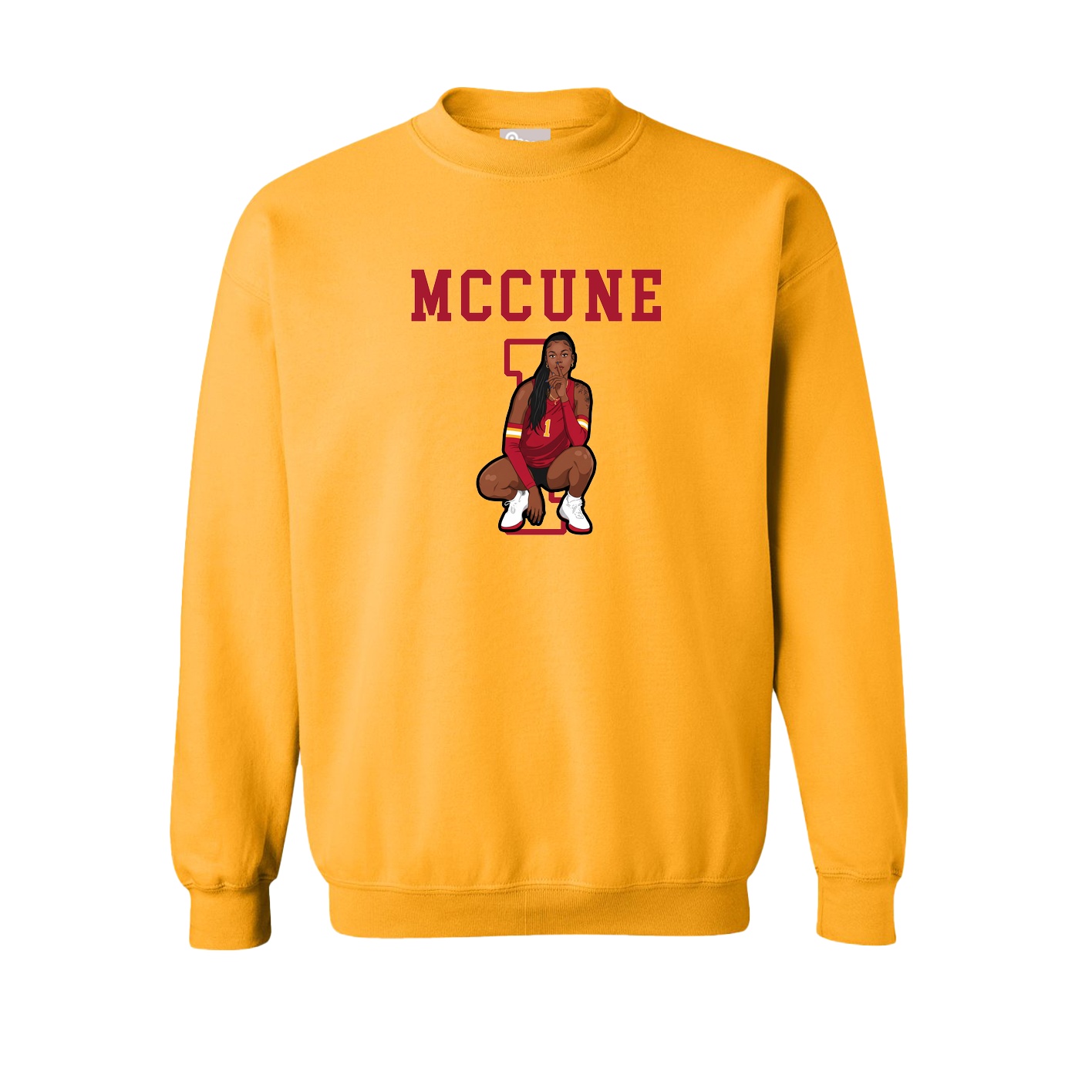 Fleece Crew — Shirsey in Gold