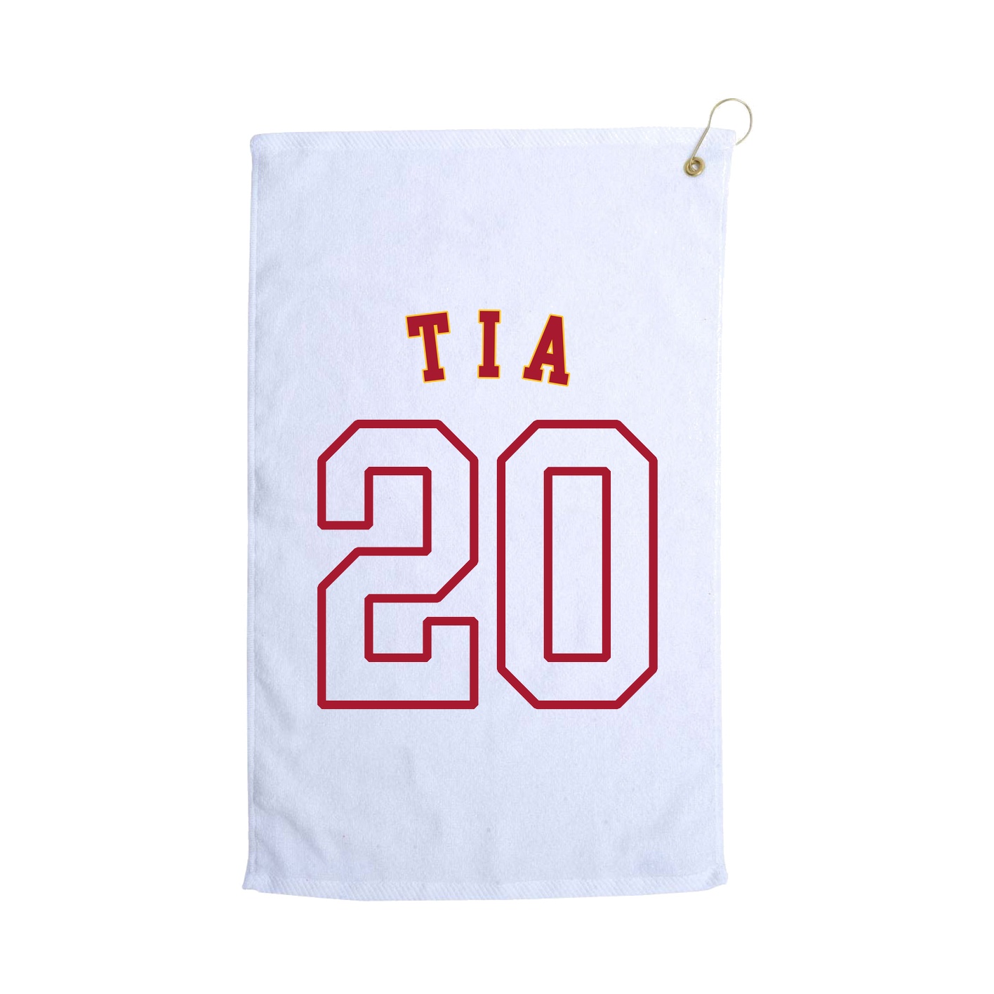 Golf Towel — Shirsey Arch in White