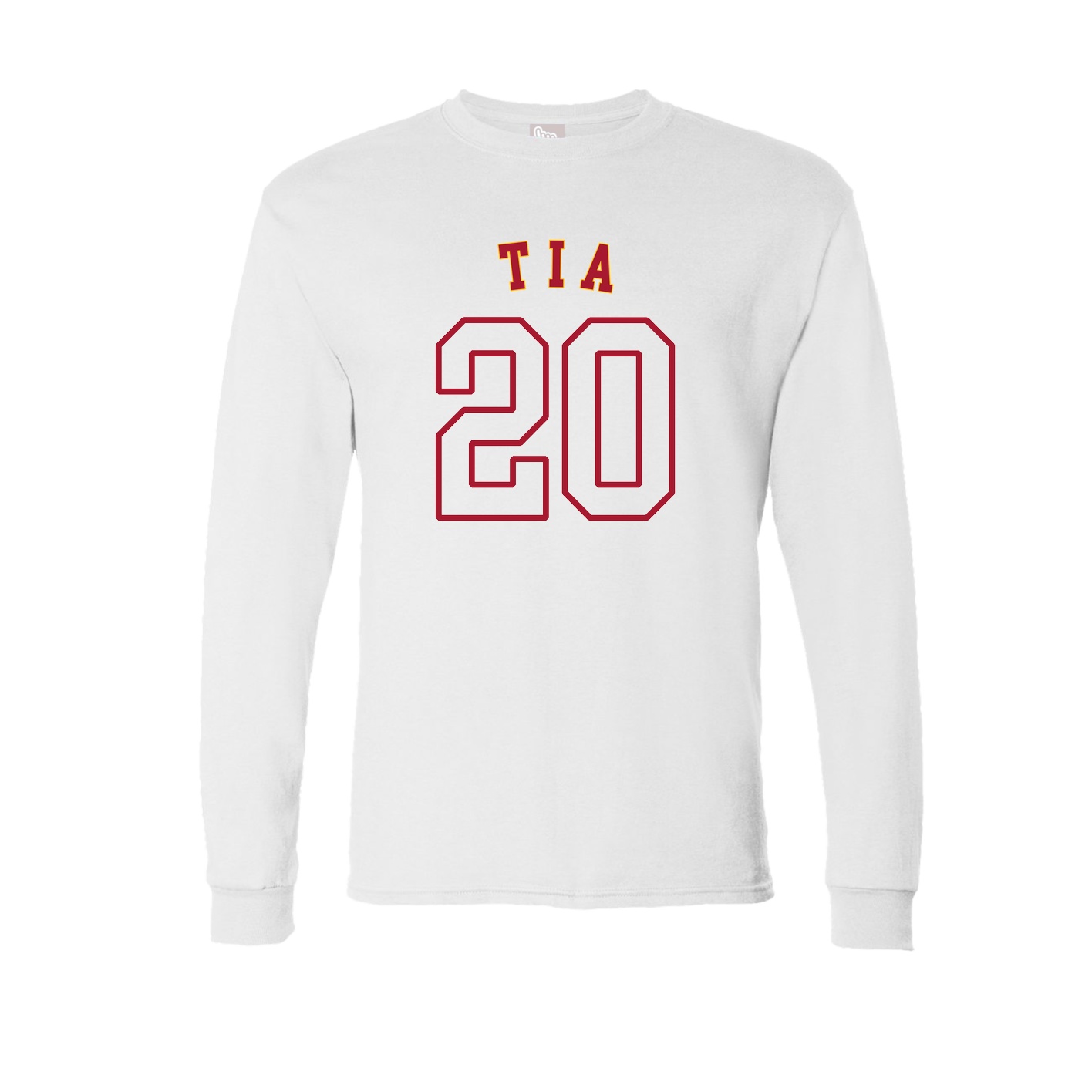 Long Sleeve Tee — Shirsey Arch in White