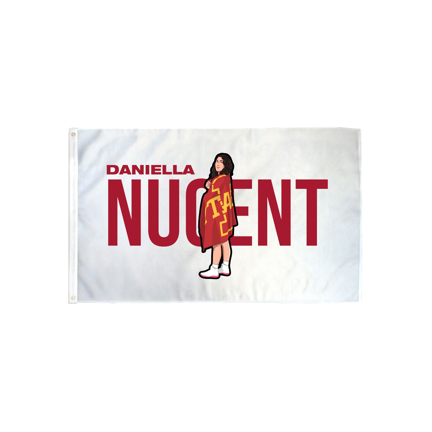 3x5 Flag — Player Name in Classic