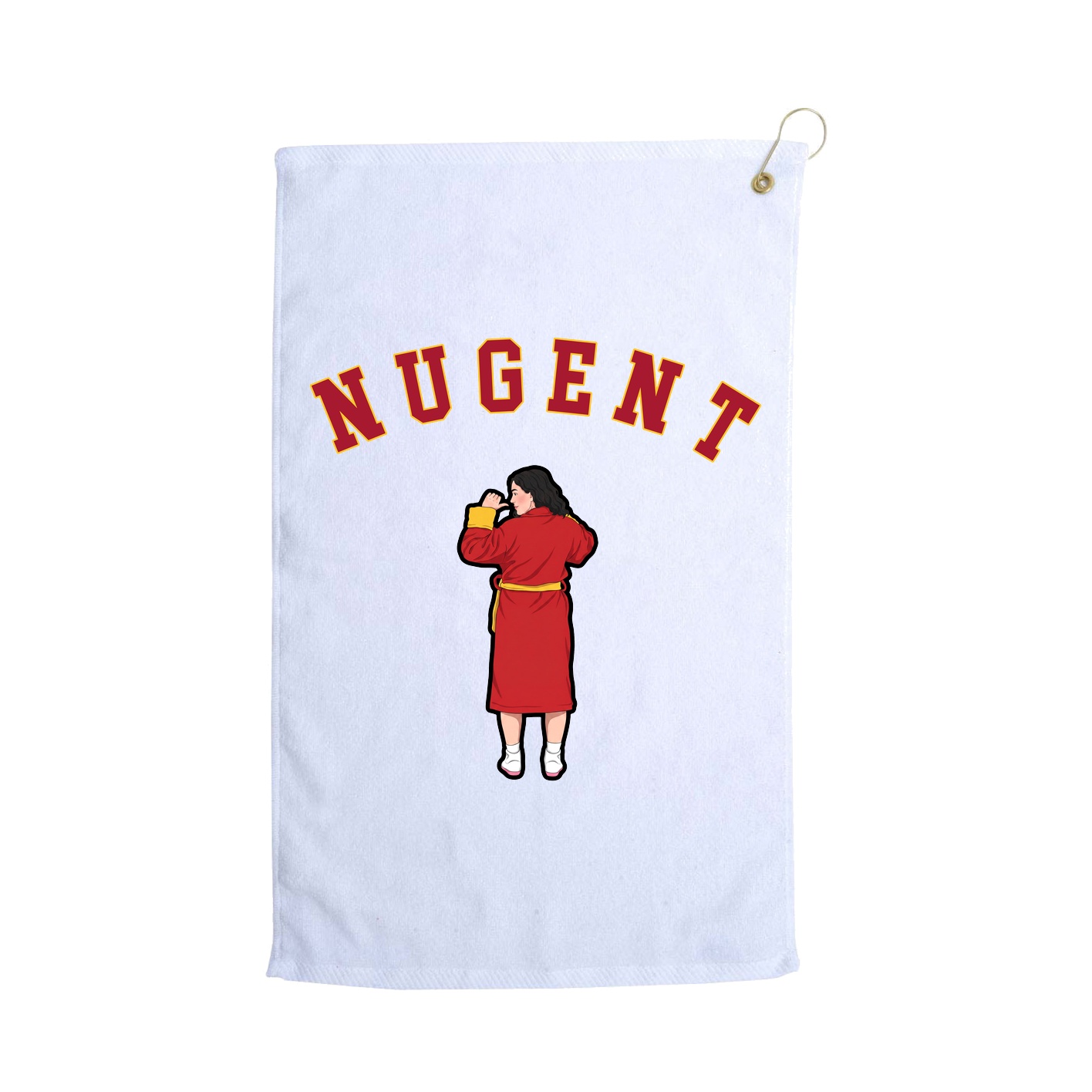 Golf Towel — Shirsey Arch in White