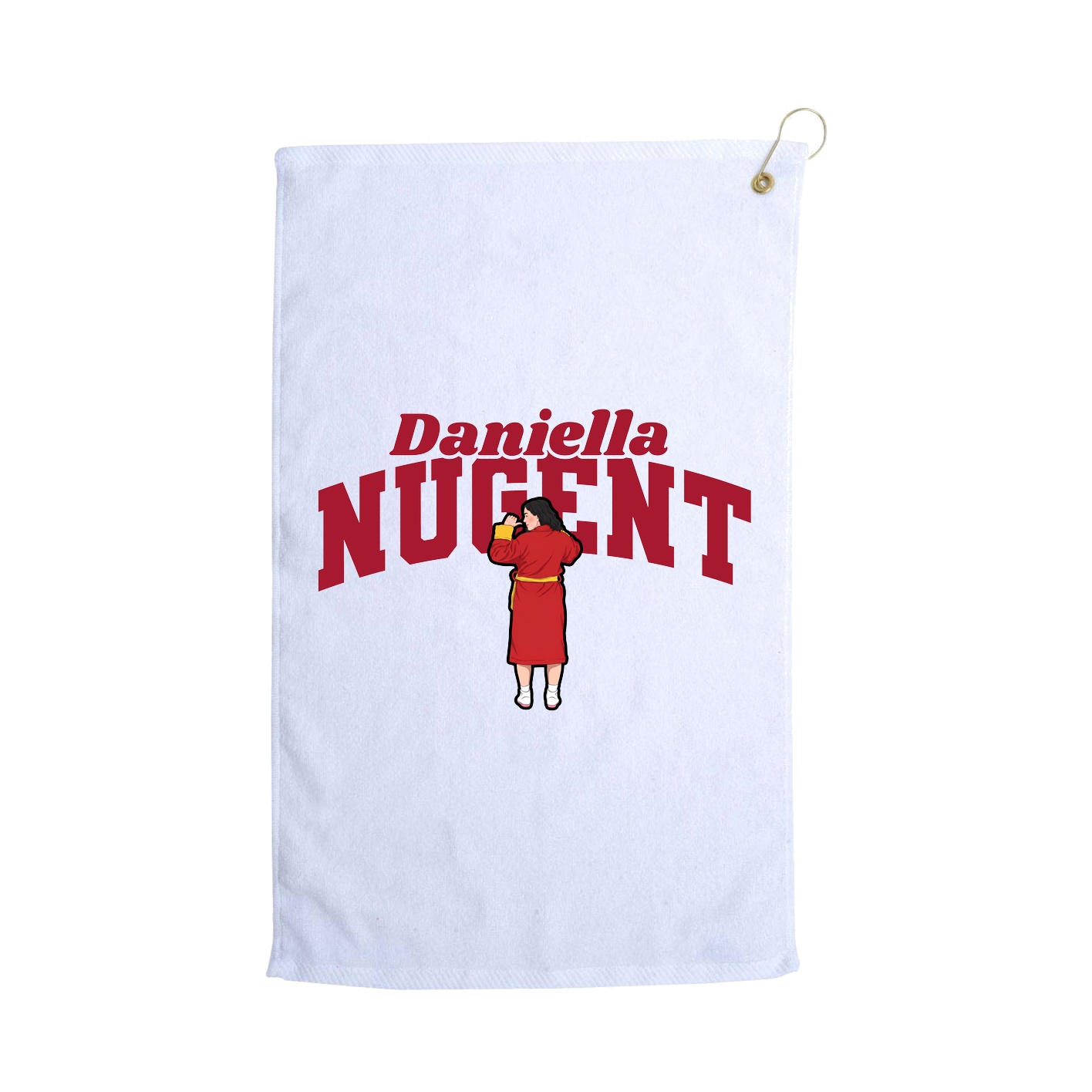 Golf Towel — Signature Arch in White