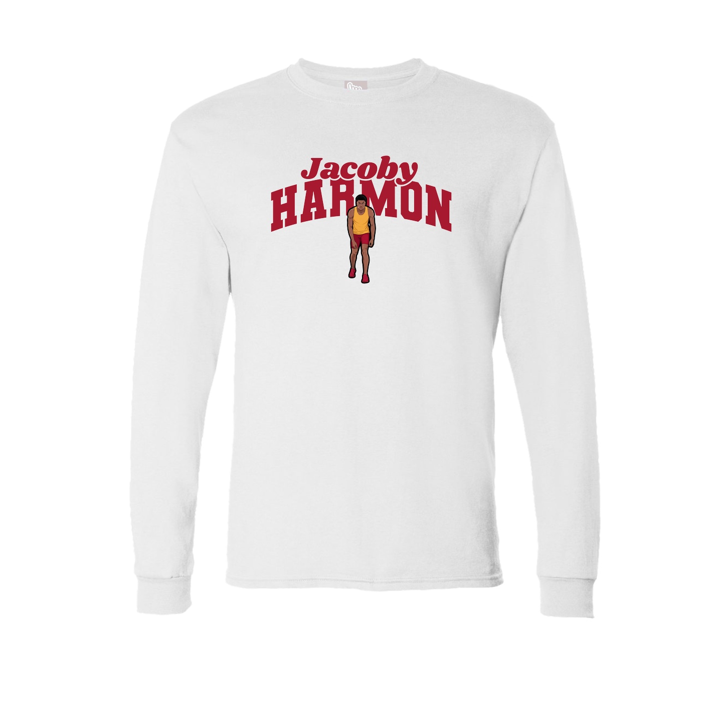 Long Sleeve Tee — Signature Arch in White