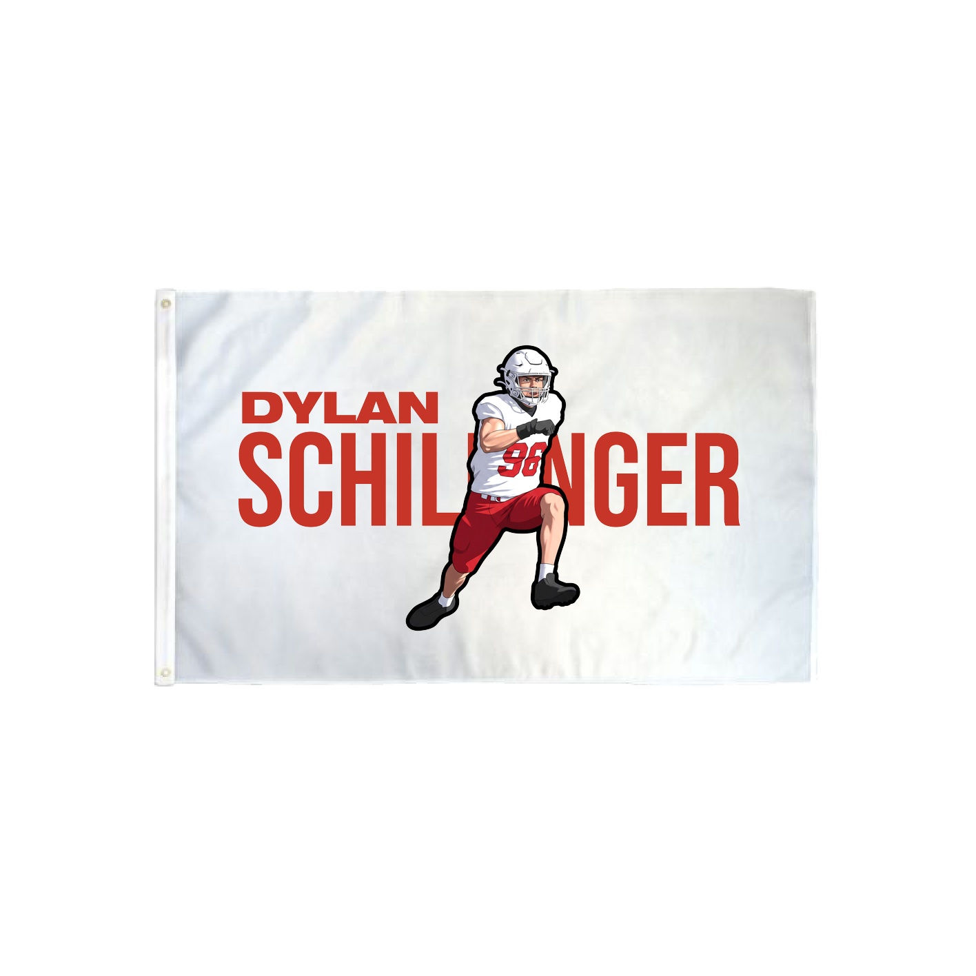 3x5 Flag — Player Name in Classic