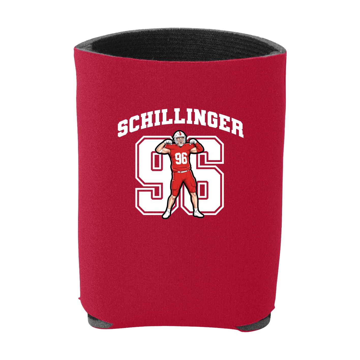 Can Holder — Number in Red