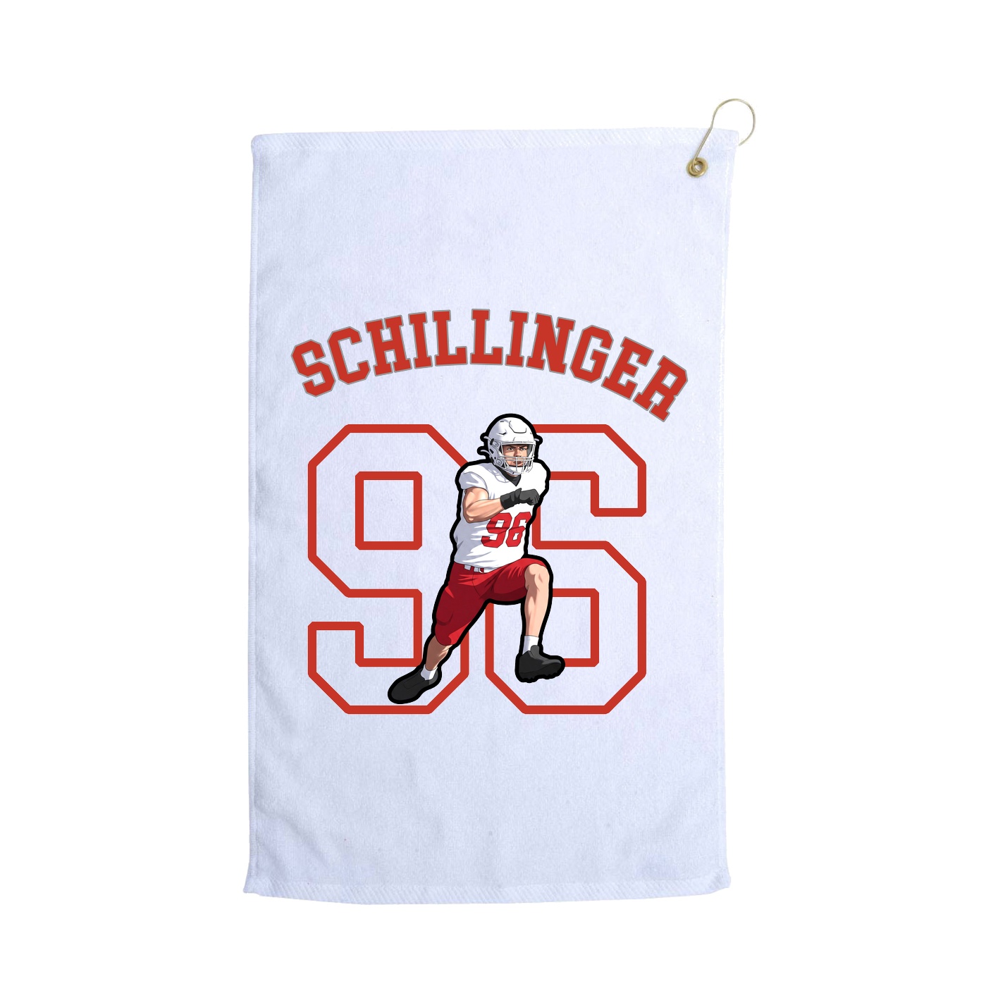 Golf Towel — Shirsey Arch in White