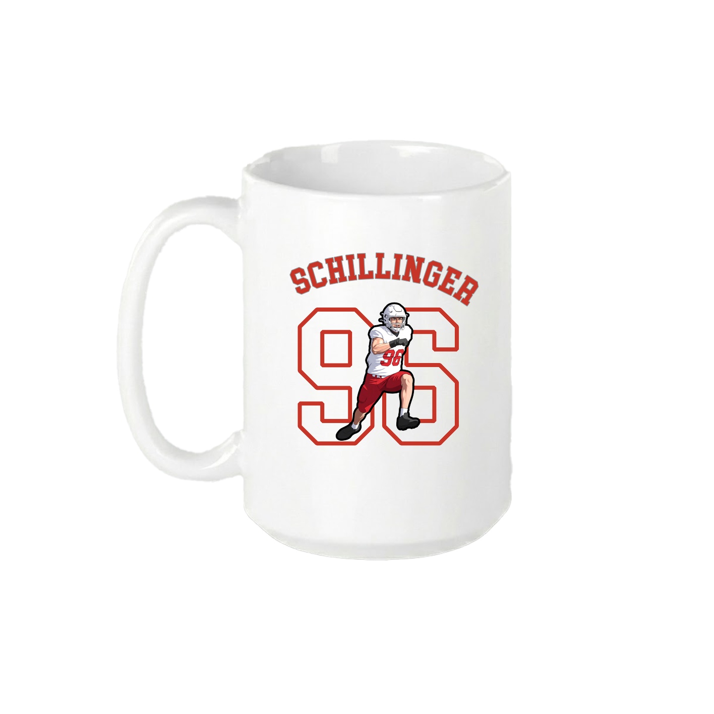 15oz Coffee Mug — Shirsey Arch in White