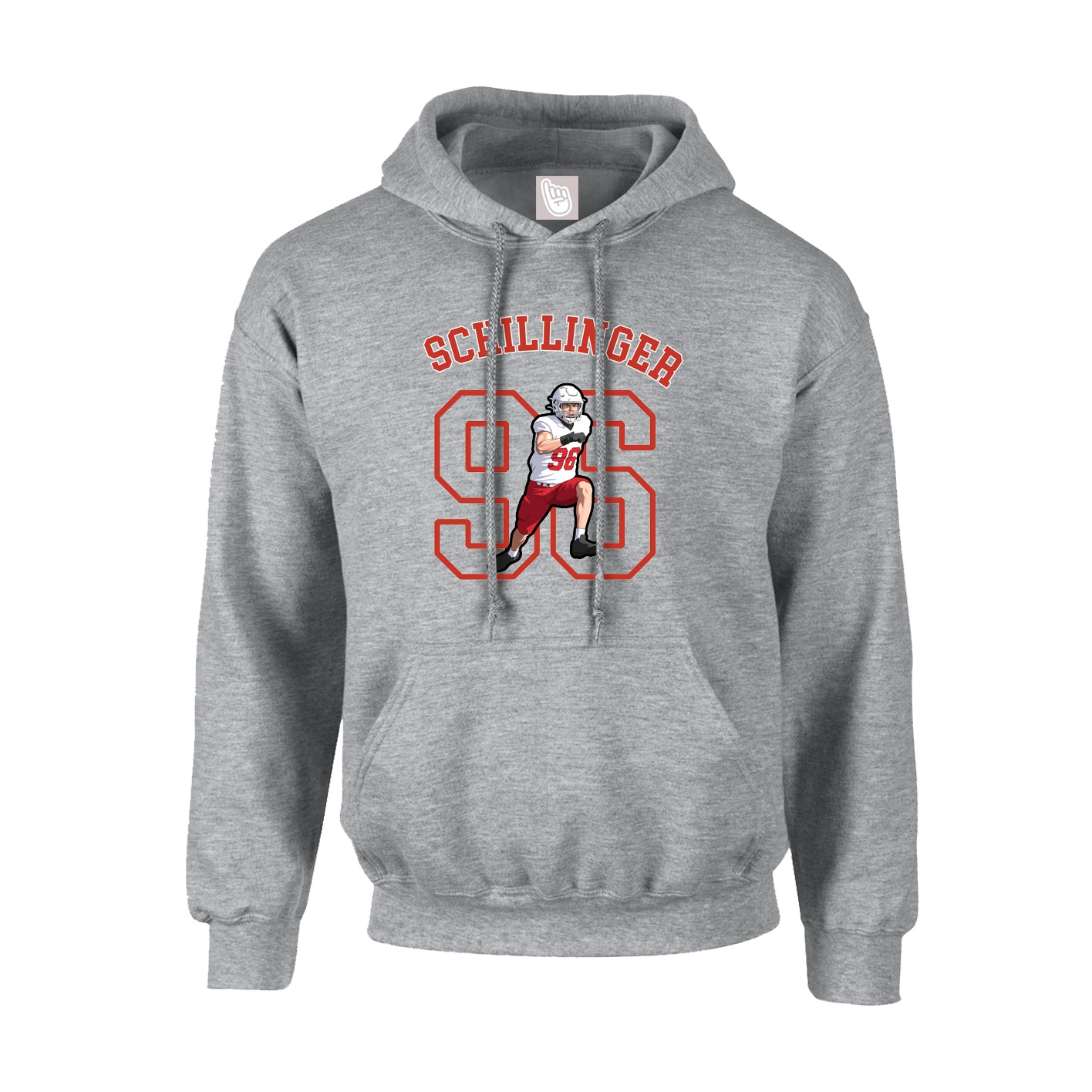 Hoodie — Shirsey Arch in Grey