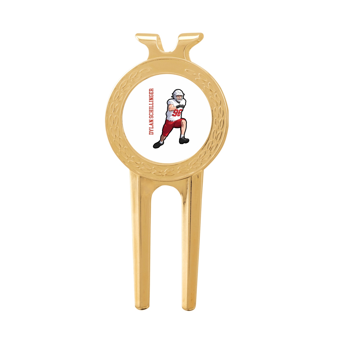 Divot Tool with Ball Marker — Name Vertical in Classic