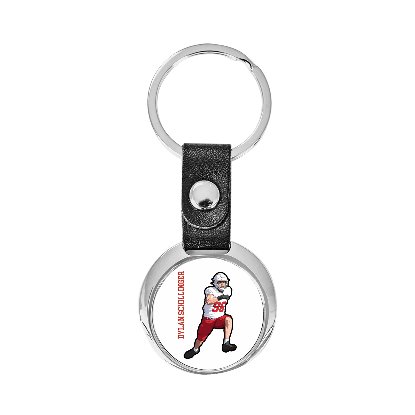 Key Chain — Name Vertical in Classic