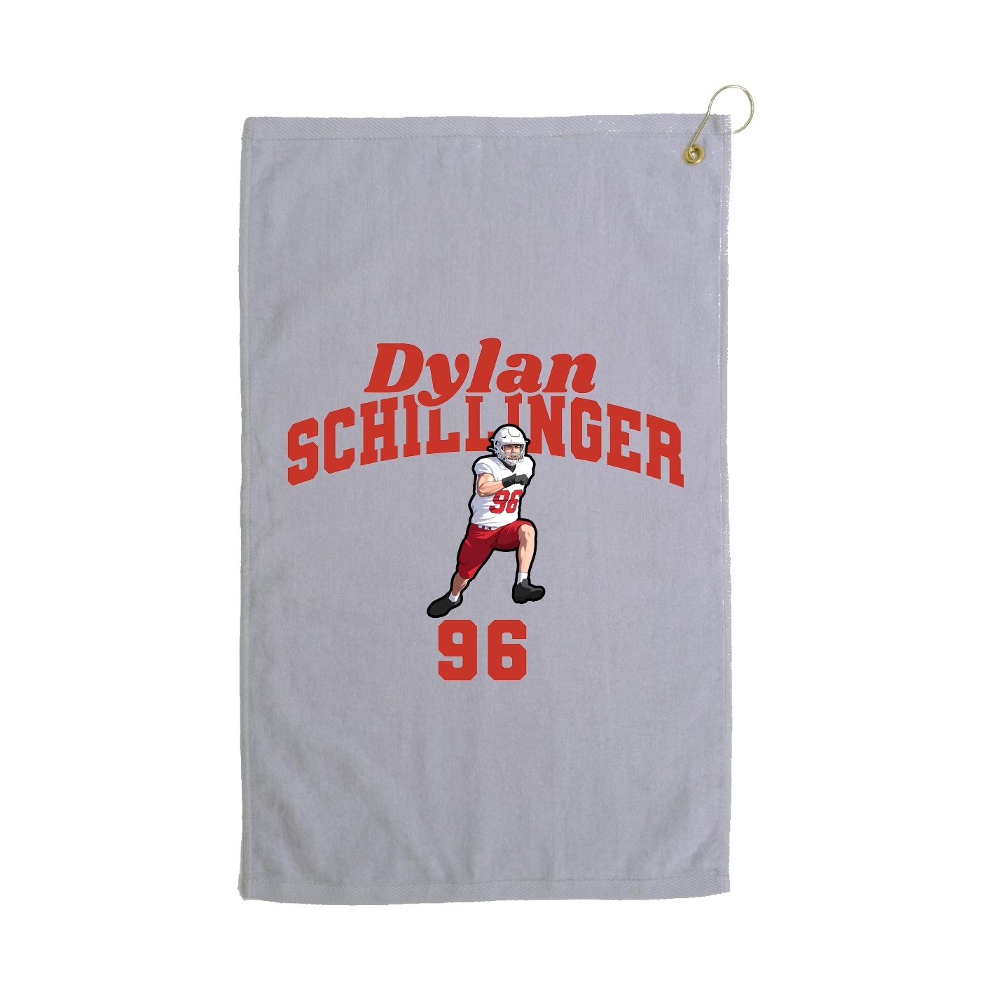Golf Towel — Signature Arch in Grey