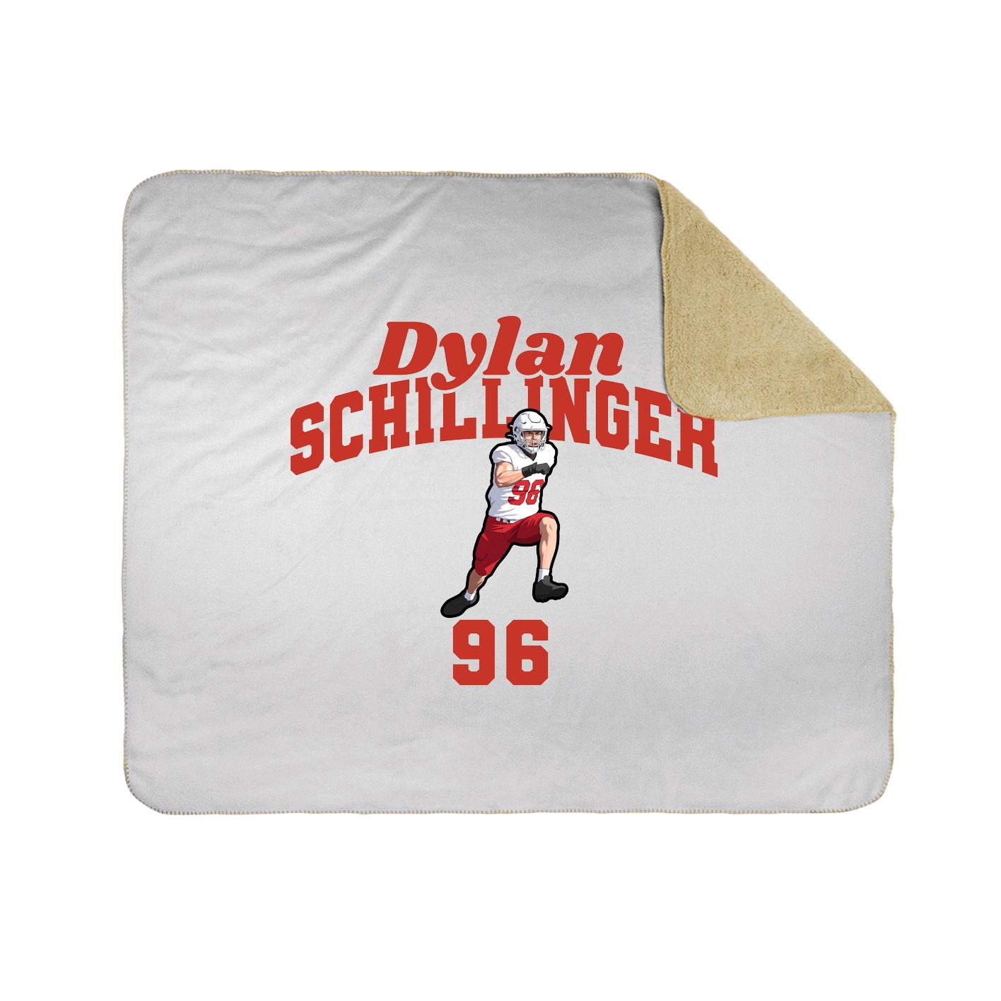 Throw Blanket — Signature Arch in White