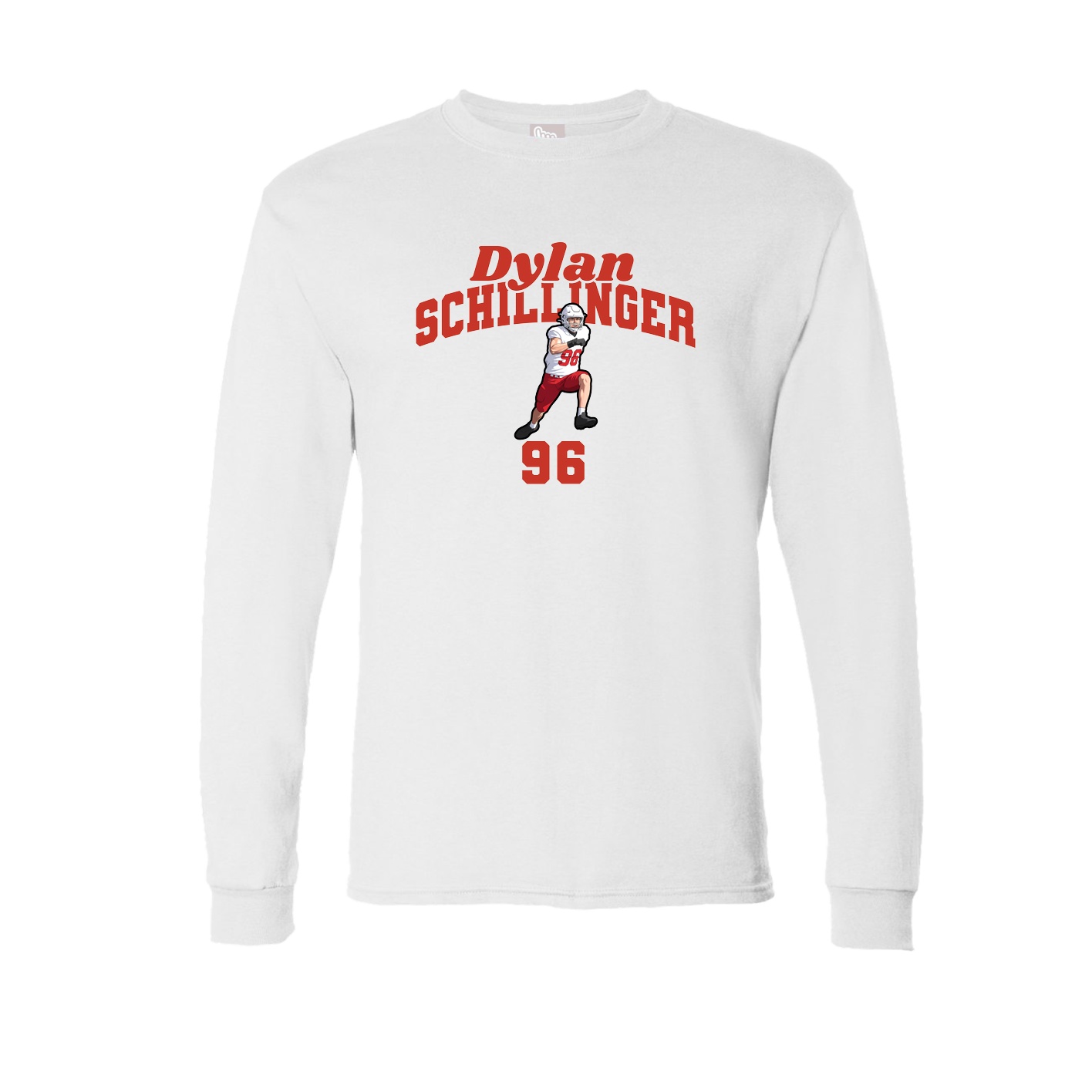 Long Sleeve Tee — Signature Arch in White