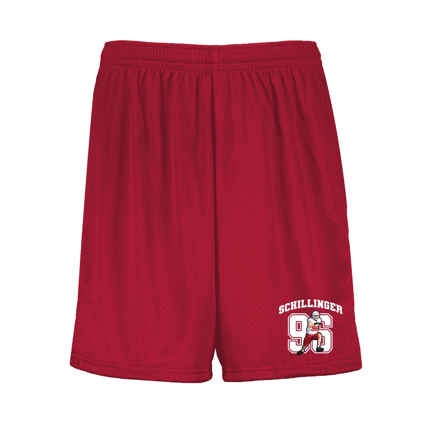 Shorts — Number in Red