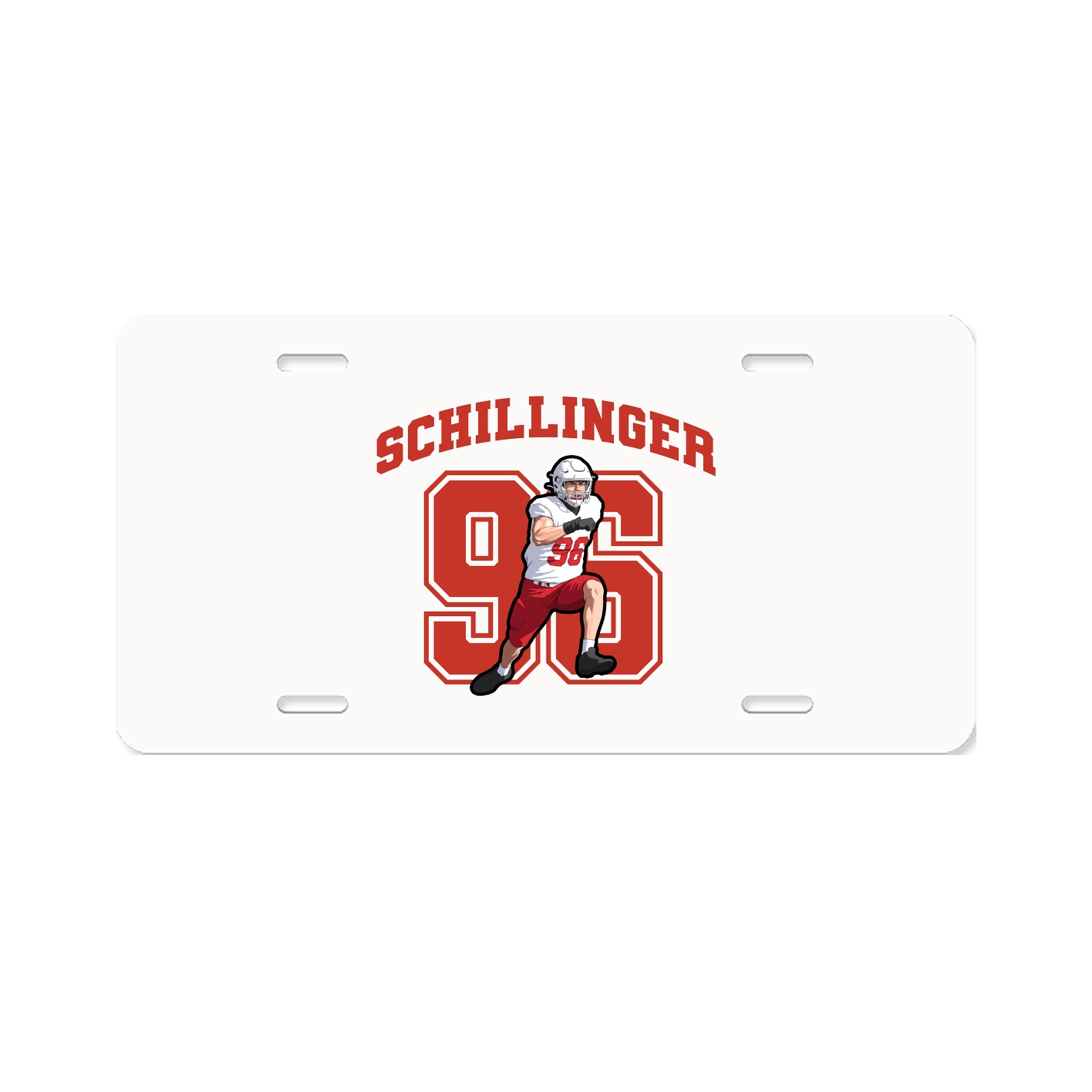 License Plate — Number in Classic